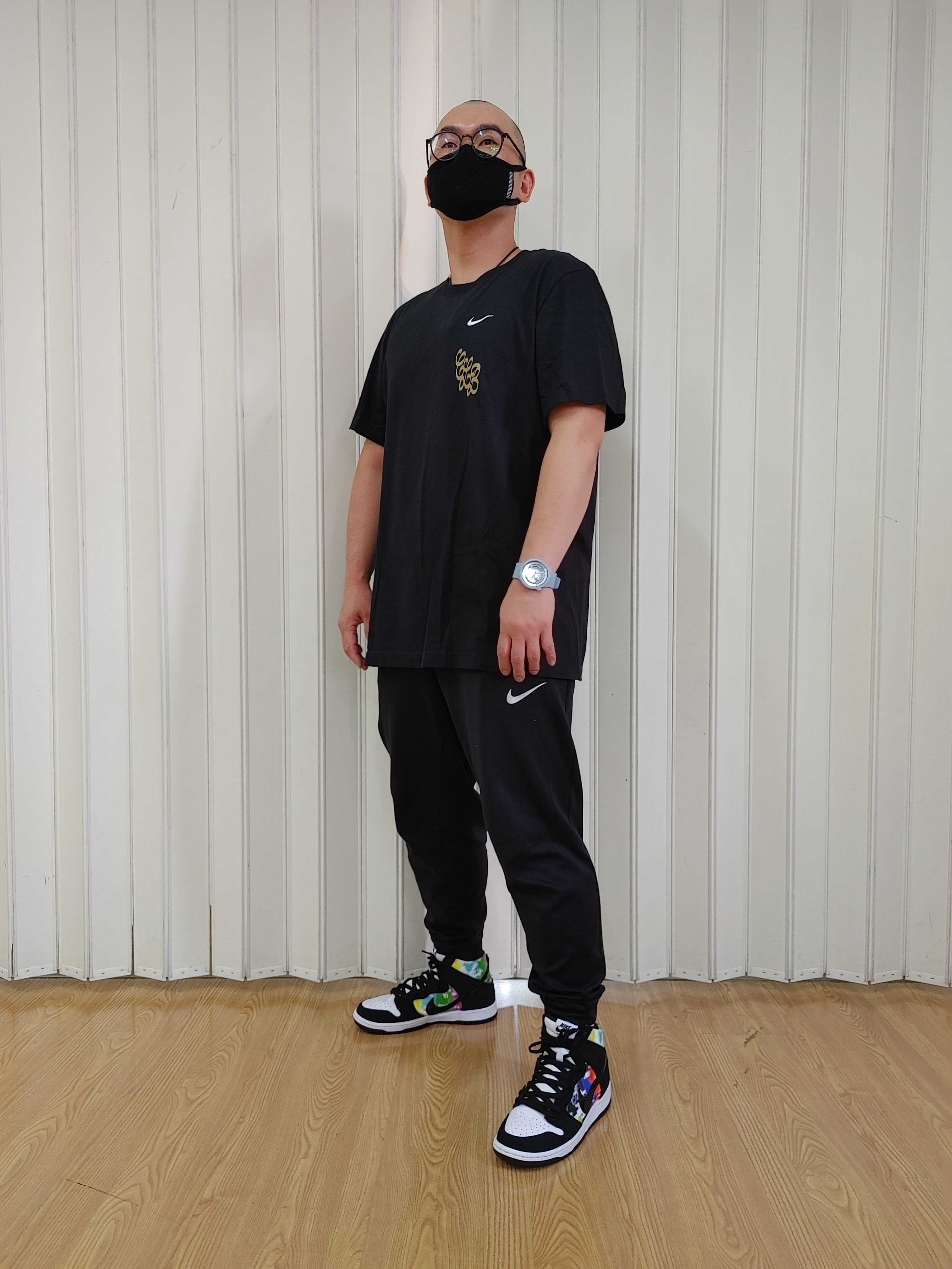 Nike SB Dunk High Pro Test Pattern 착용 스타일 - 1