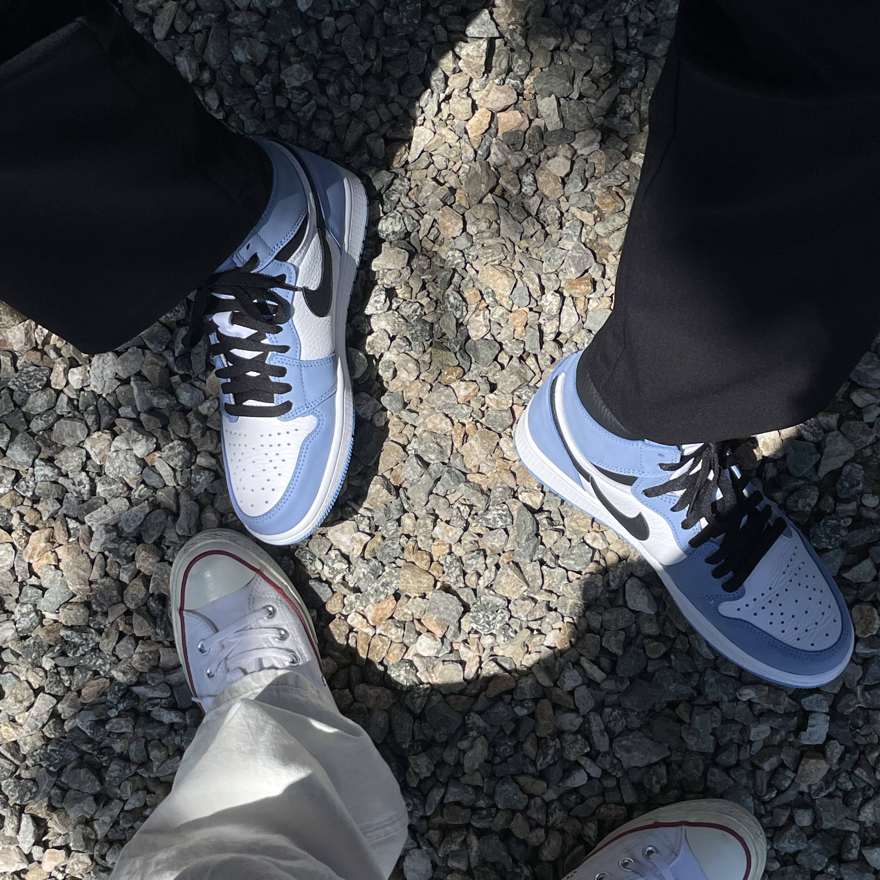 Jordan 1 Retro High OG University Blue 착용 스타일