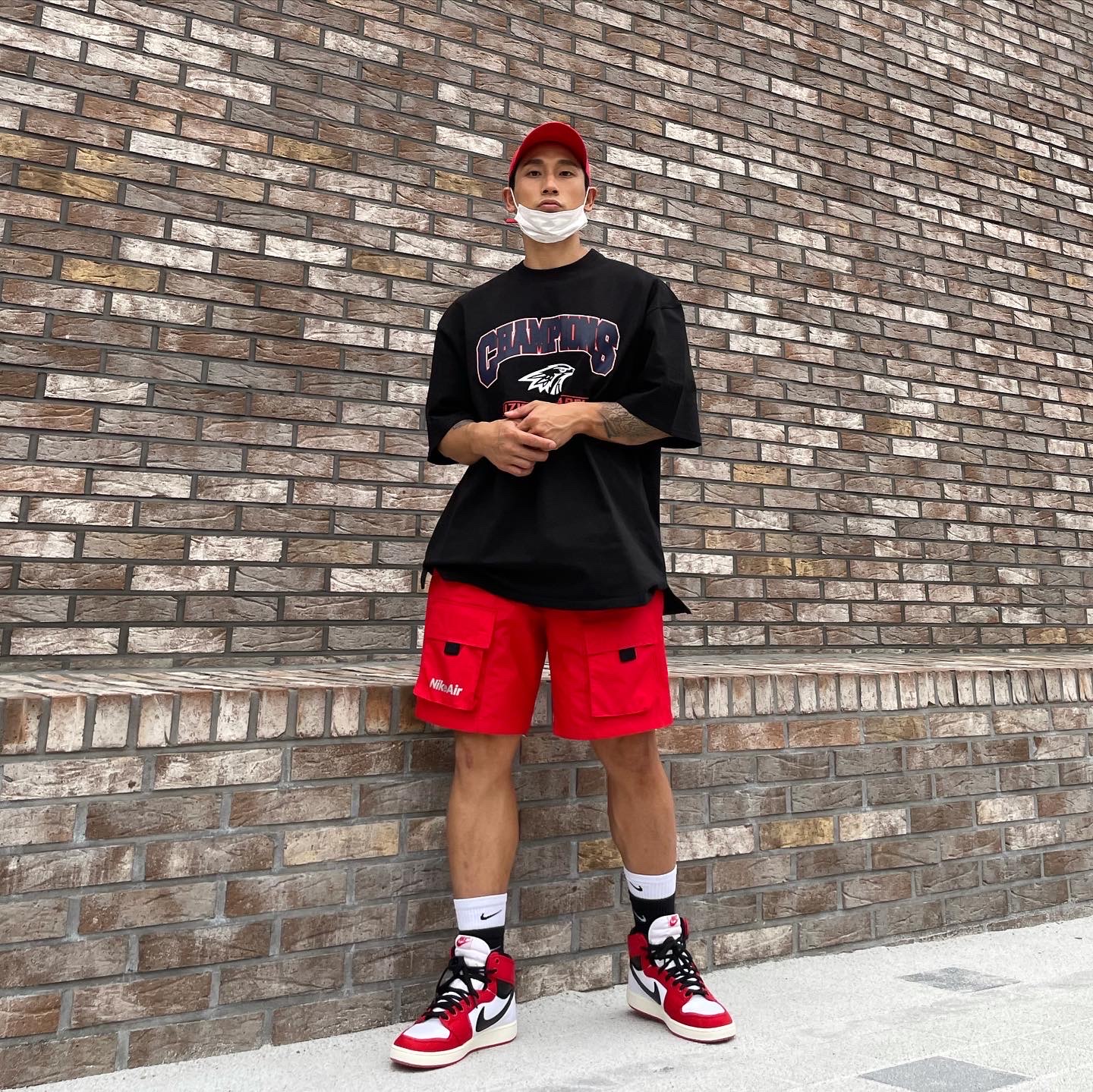 Jordan 1 KO Chicago 2021 착용 스타일 - 2