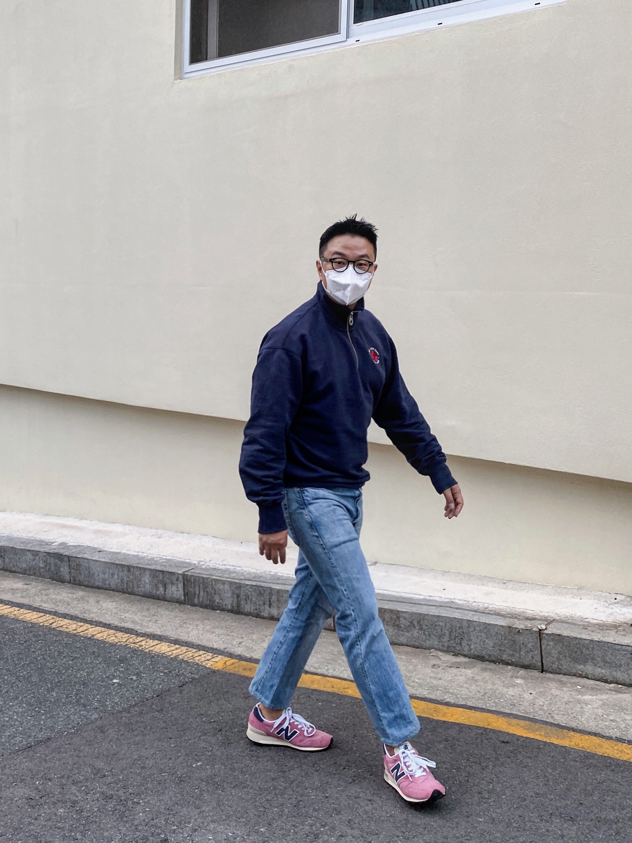 New Balance x Aime Leon Dore 1300 Dusty Pink 착용 스타일