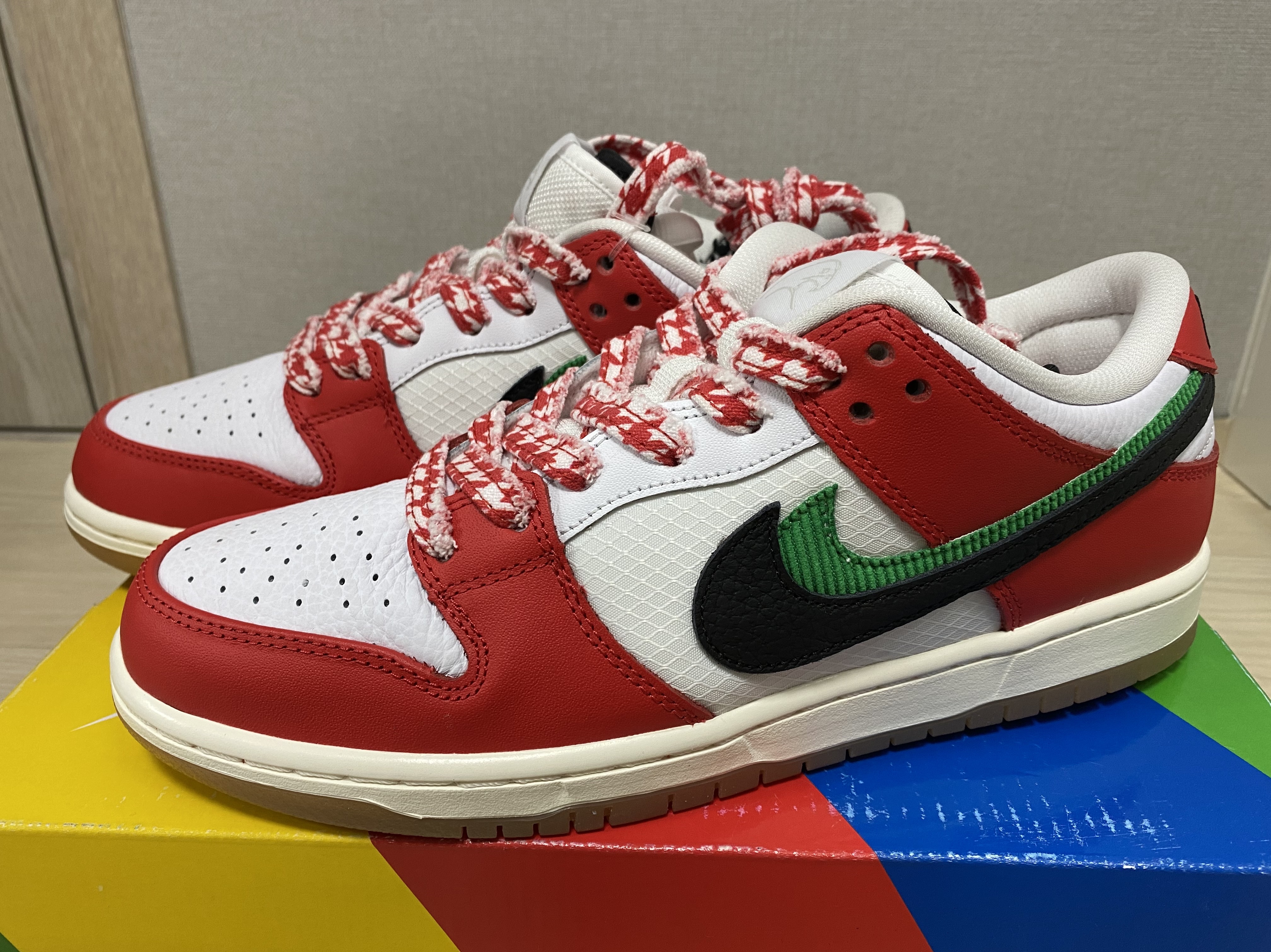 Nike x Frame Skate SB Dunk Low Pro Habibi, Nike x Supreme SB Dunk Low Black 착용 스타일 - 1