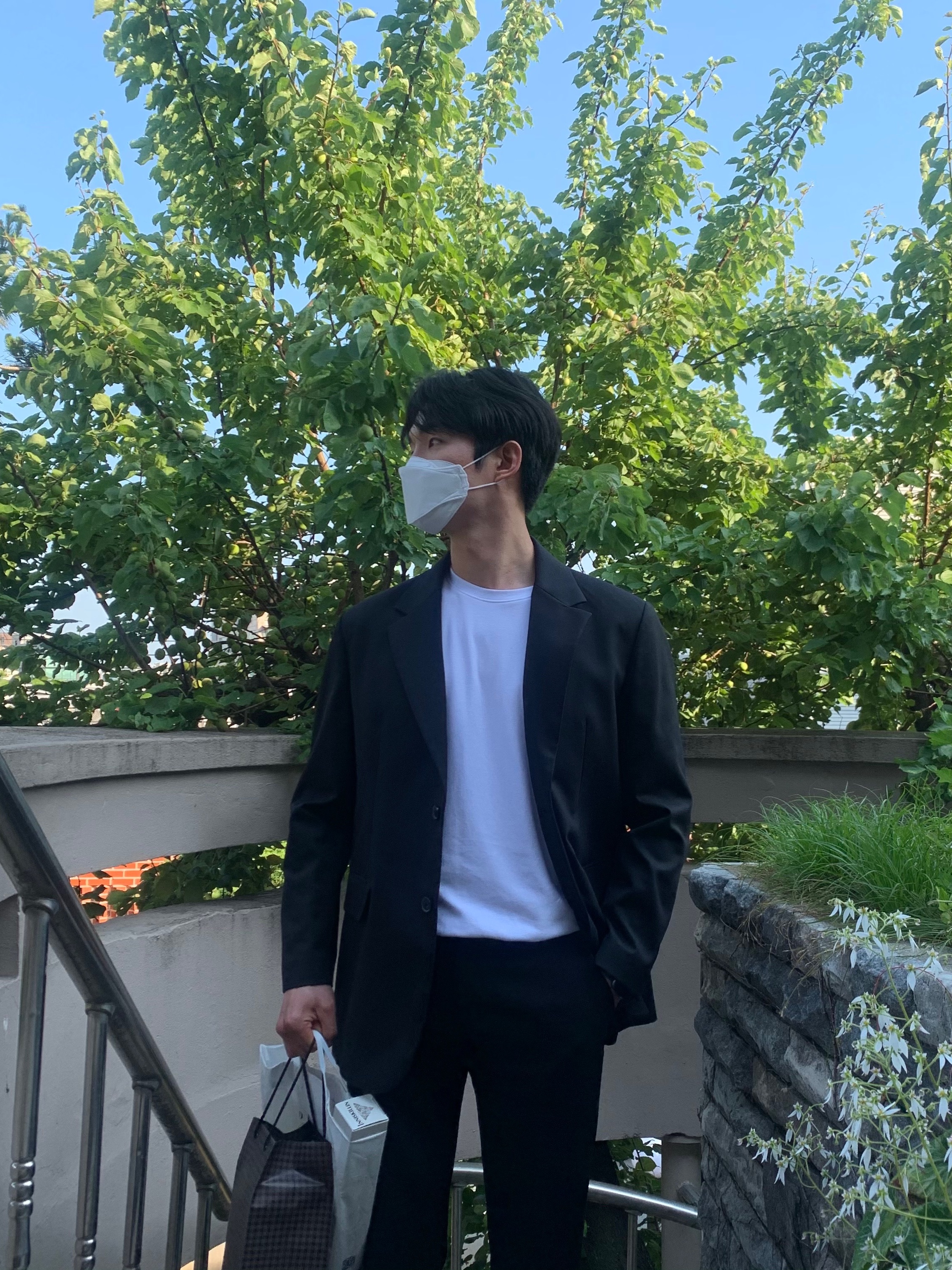 Nike x Sacai VaporWaffle String & Black Villain Red 착용 스타일 - 2