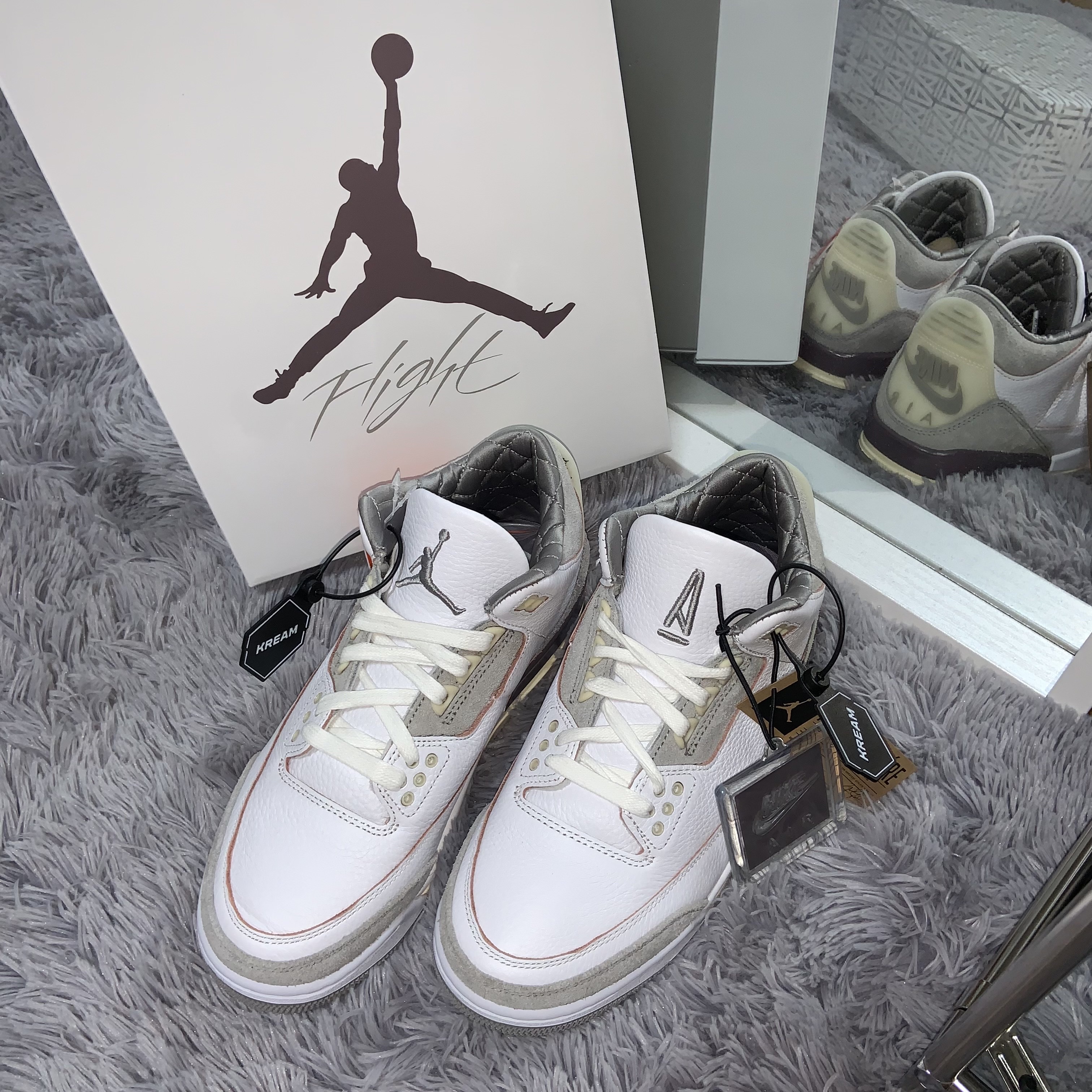 (W) Jordan 3 x A Ma Maniere Retro SP 착용 스타일 - 2