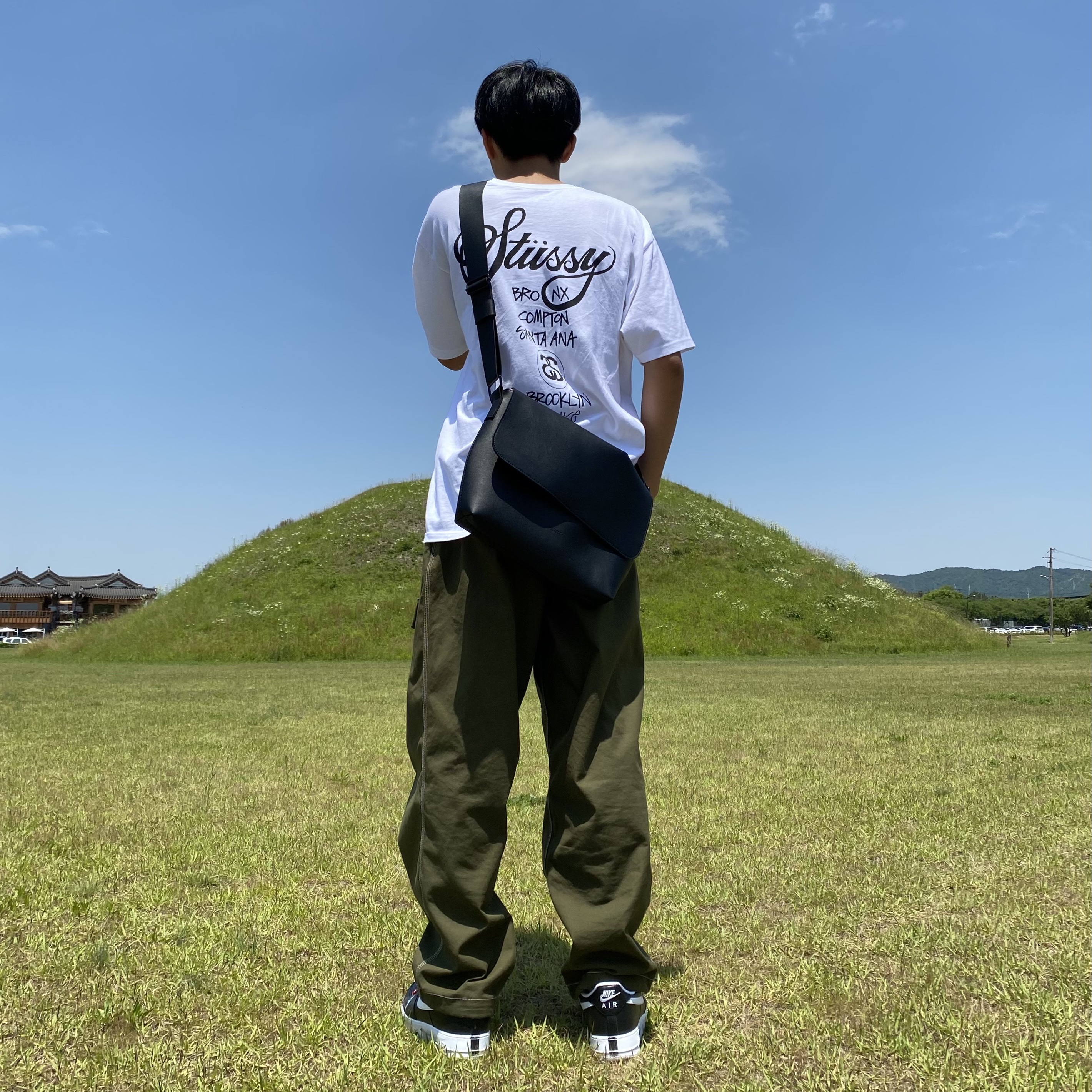 Nike x Peaceminusone Air Force 1 Low Para-Noise 착용 스타일 - 3
