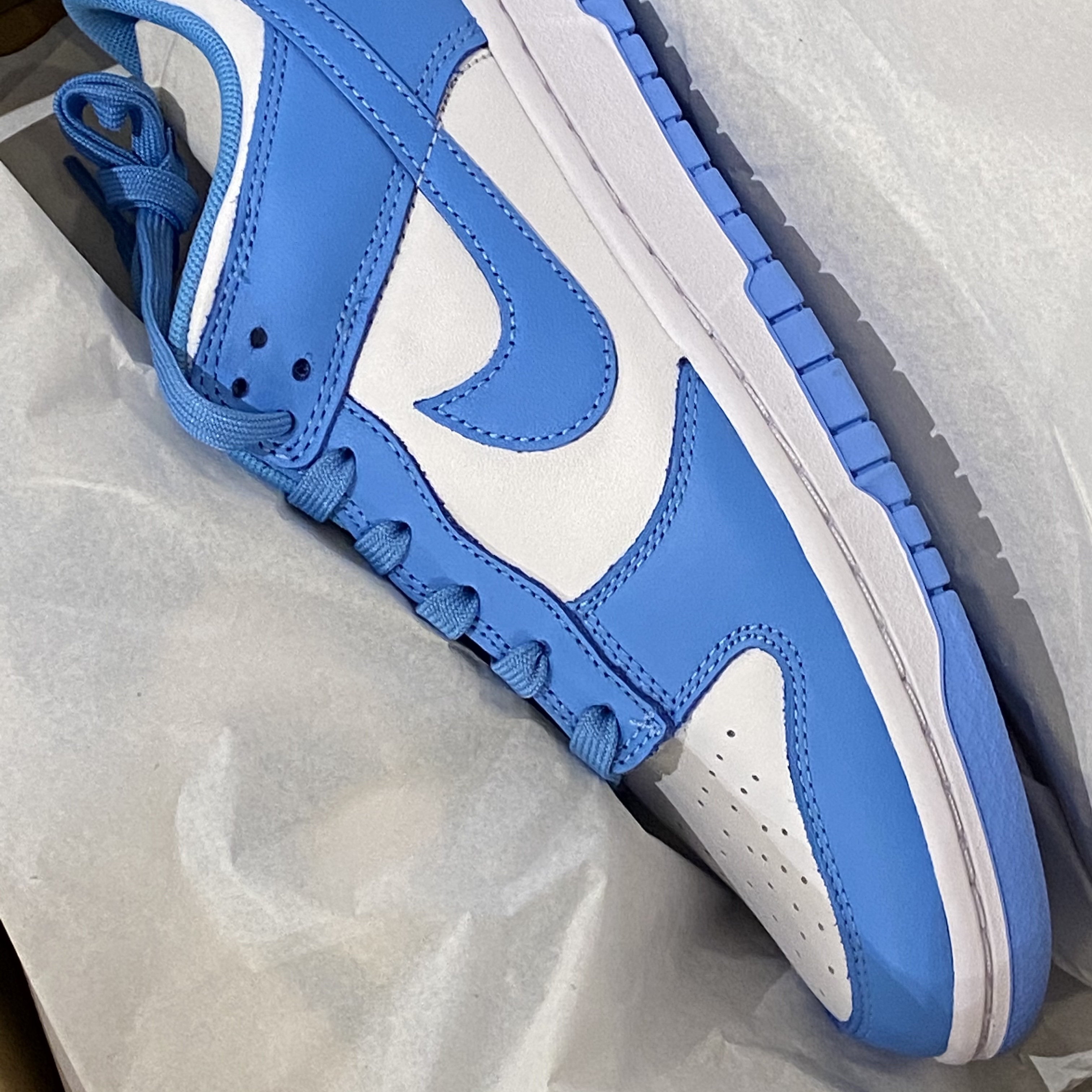 Nike Dunk Low Retro University Blue 착용 스타일