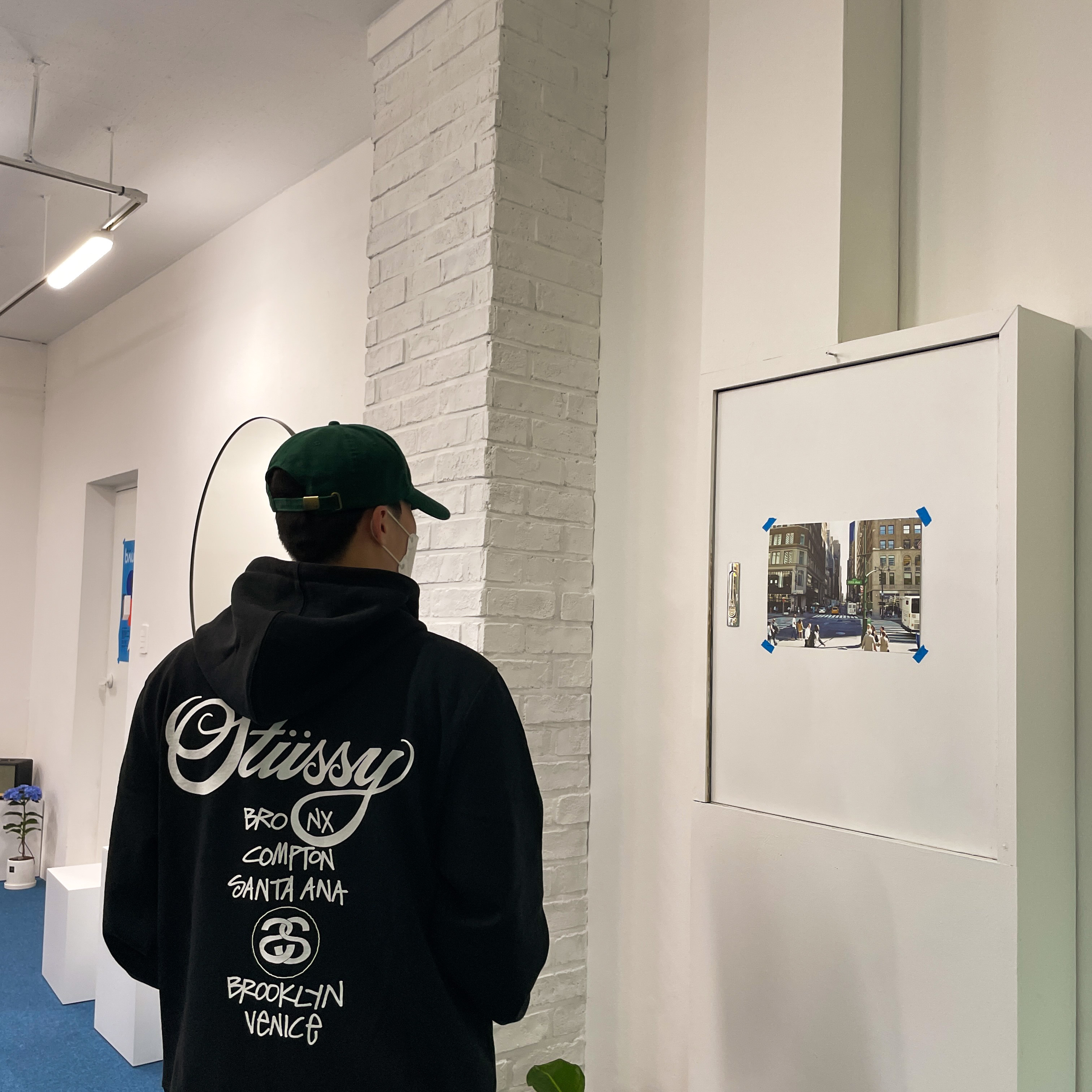Asics x Kiko Kostadinov Gel-Korika Black, Stussy DSM World Tour Hoodie Black 2021 착용 스타일 - 3