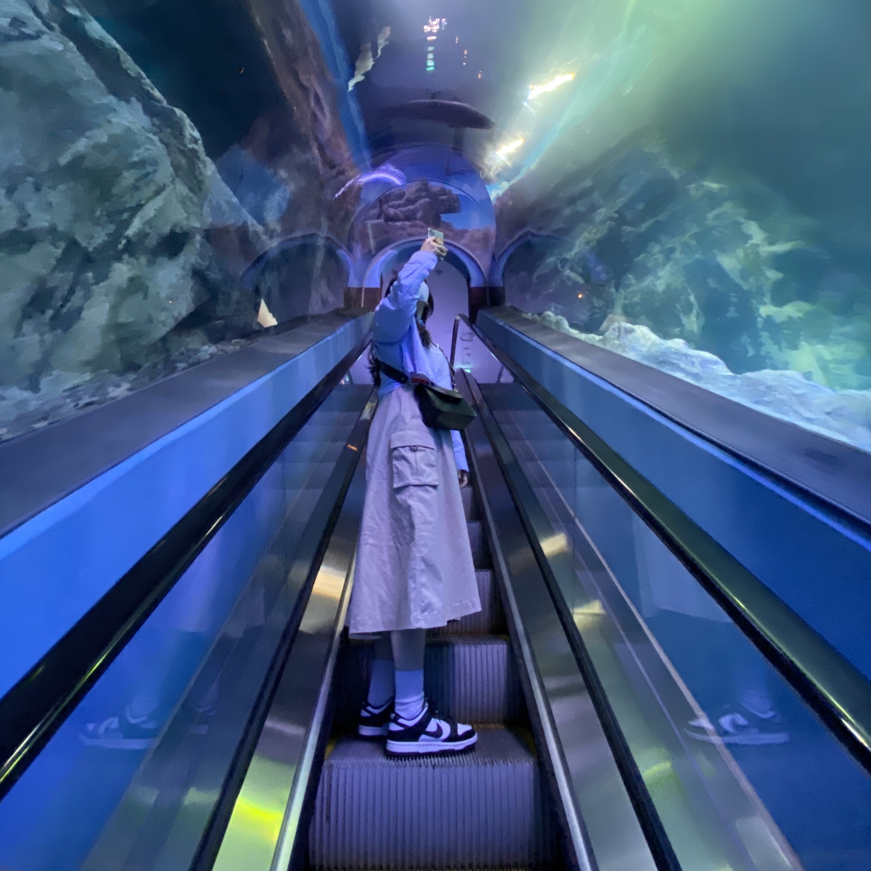 (GS) Nike Dunk Low Black 착용 스타일