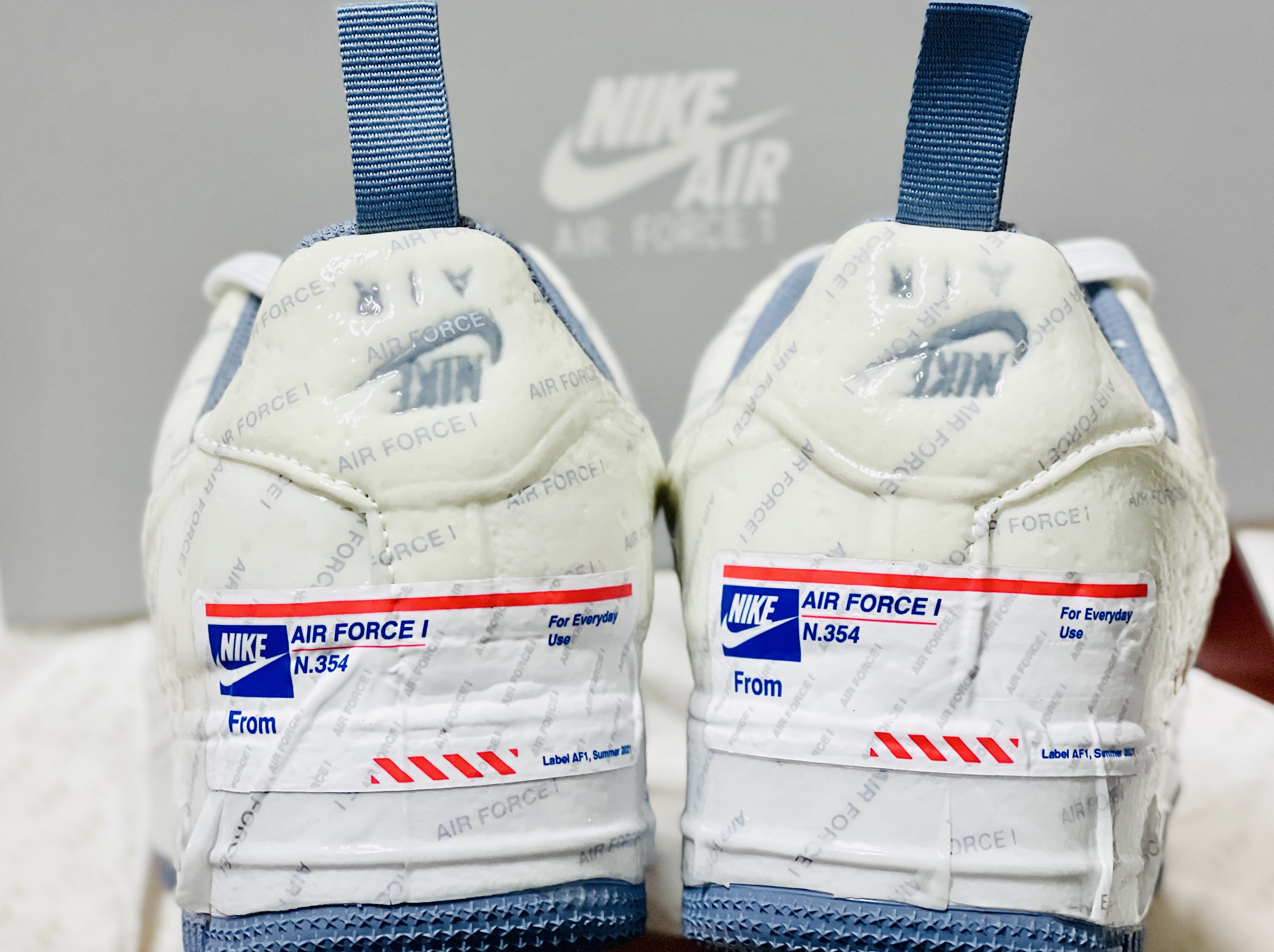 Nike Air Force 1 Low Experimental Postal Ghost 착용 스타일 - 4