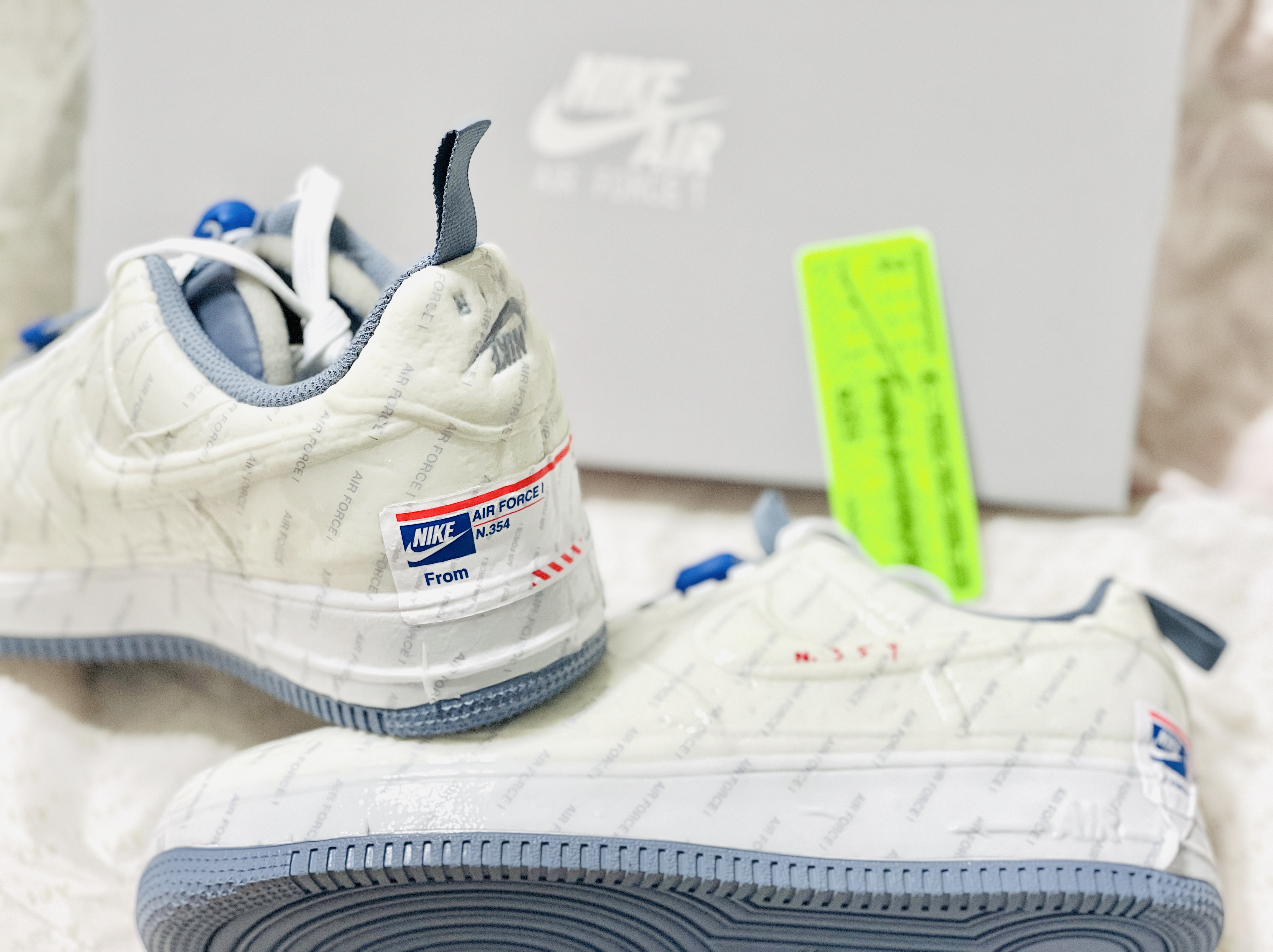 Nike Air Force 1 Low Experimental Postal Ghost 착용 스타일 - 2