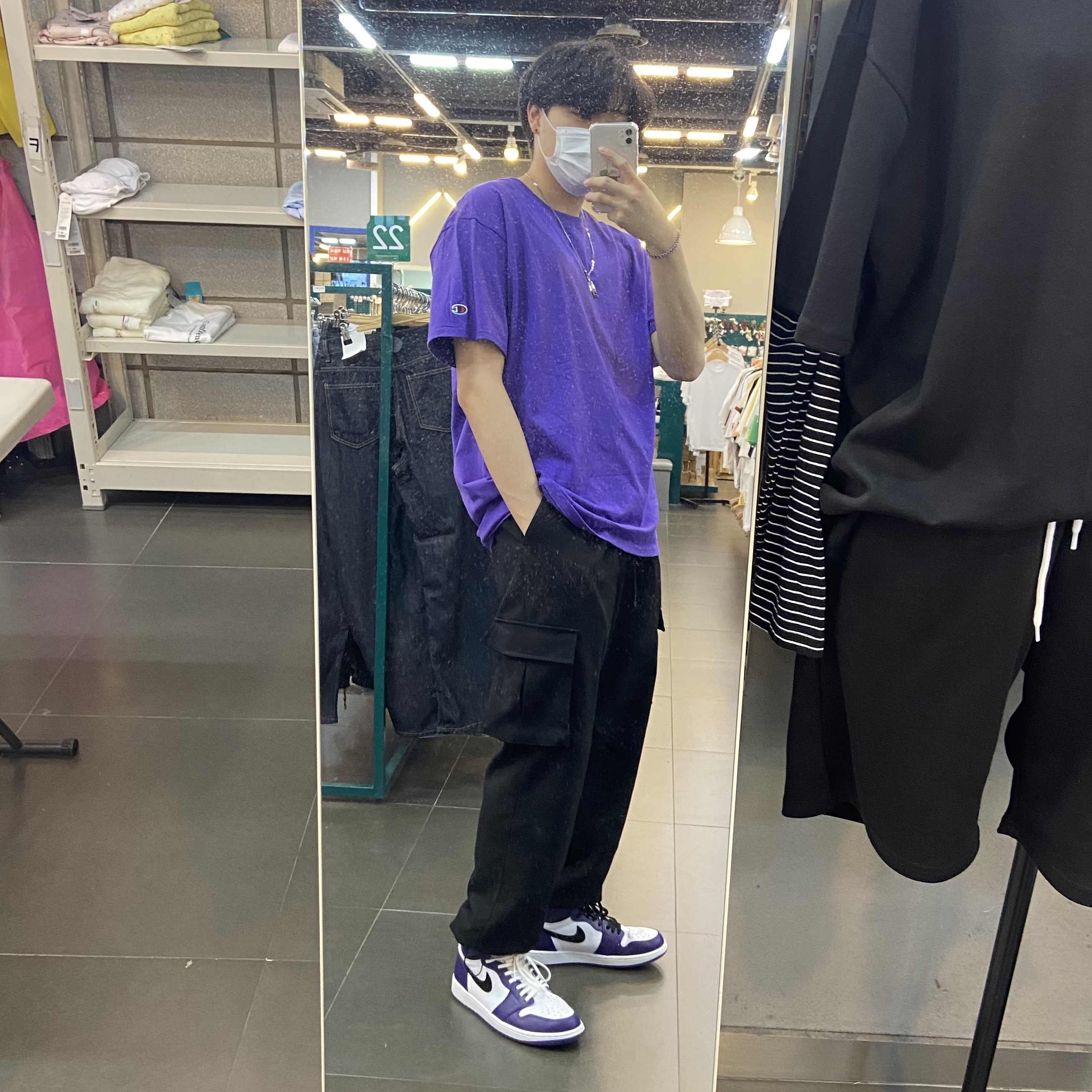 Jordan 1 Retro High OG Court Purple 2020 착용 스타일