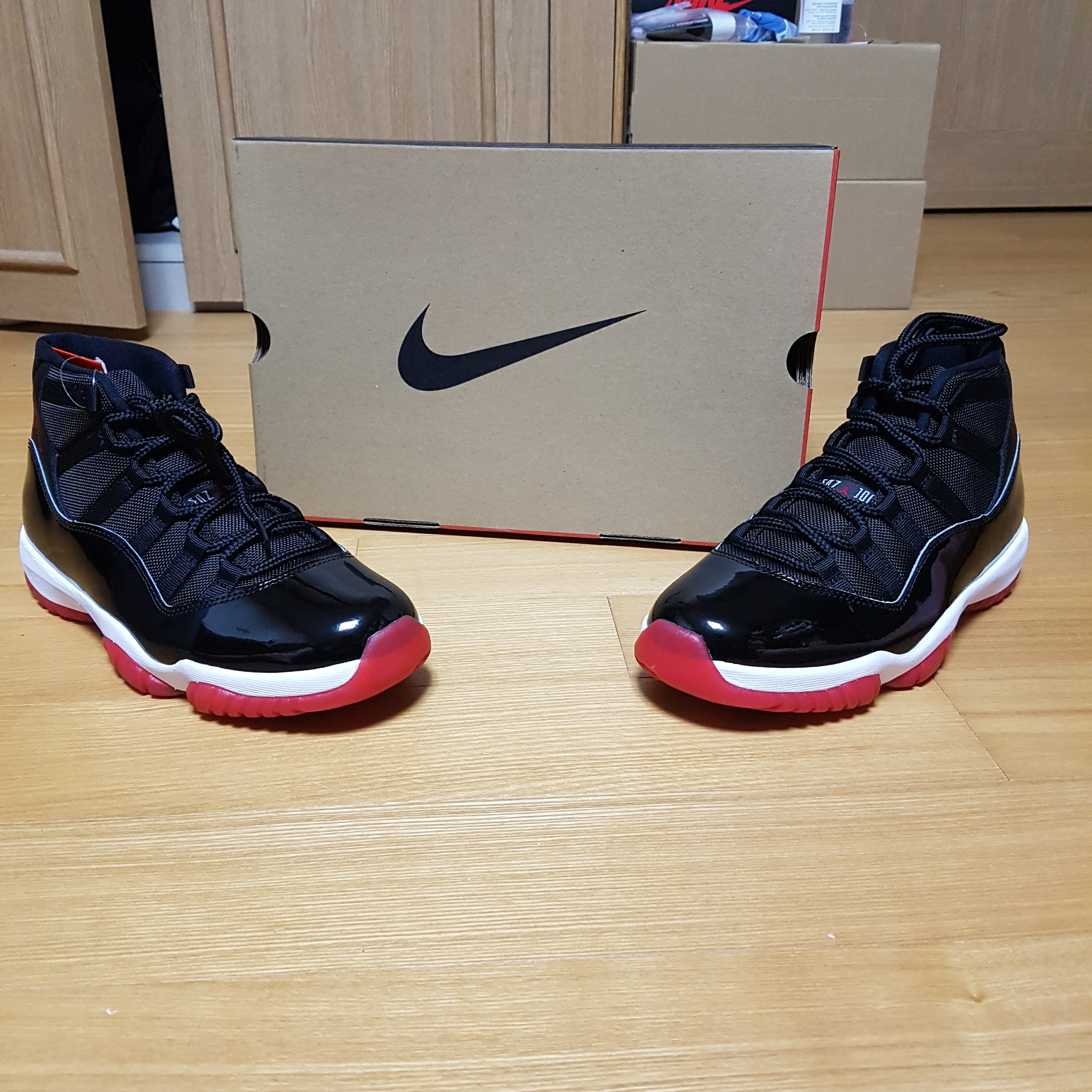 Jordan 11 Retro Bred 2019 착용 스타일 - 3