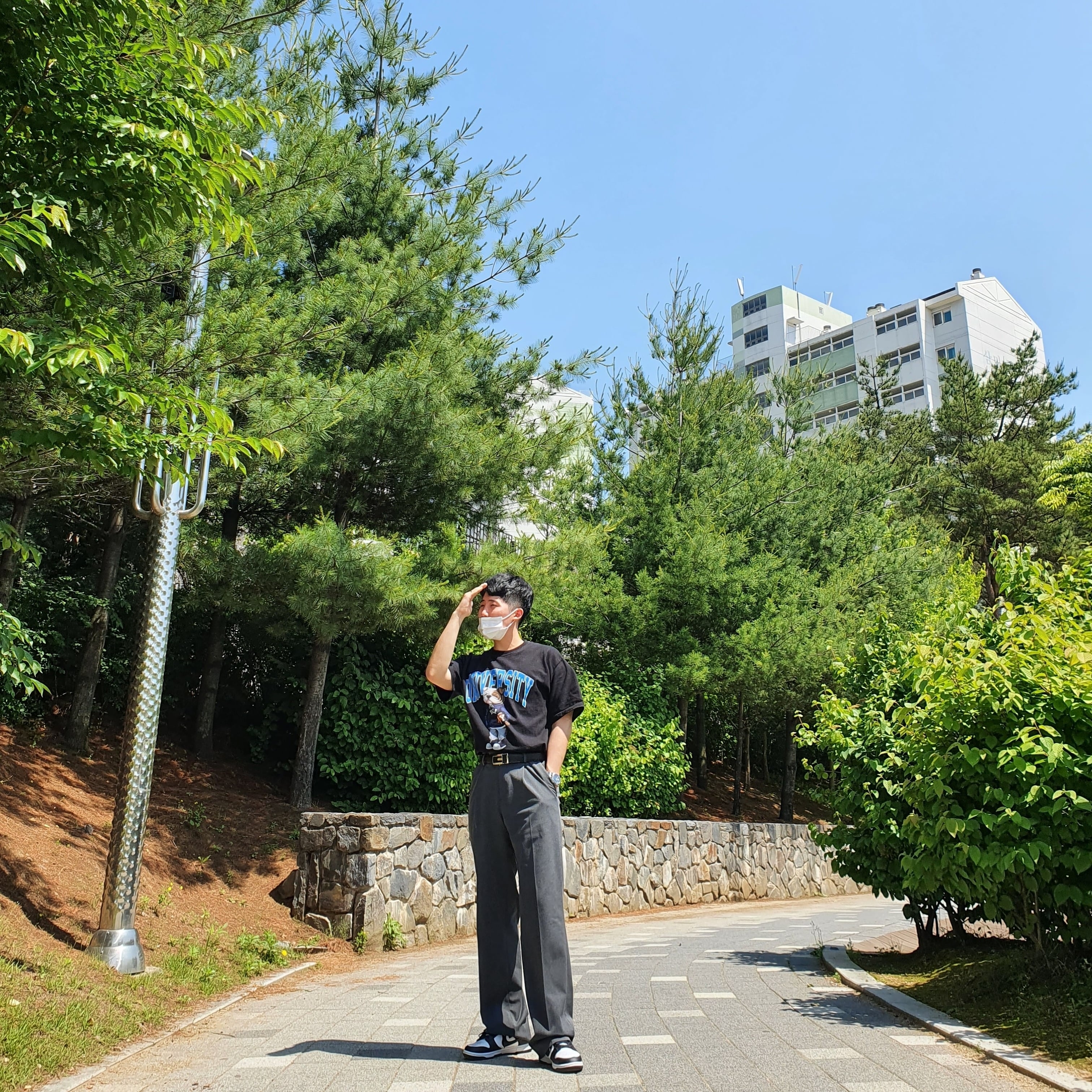 Nike Dunk Low Retro Black 착용 스타일
