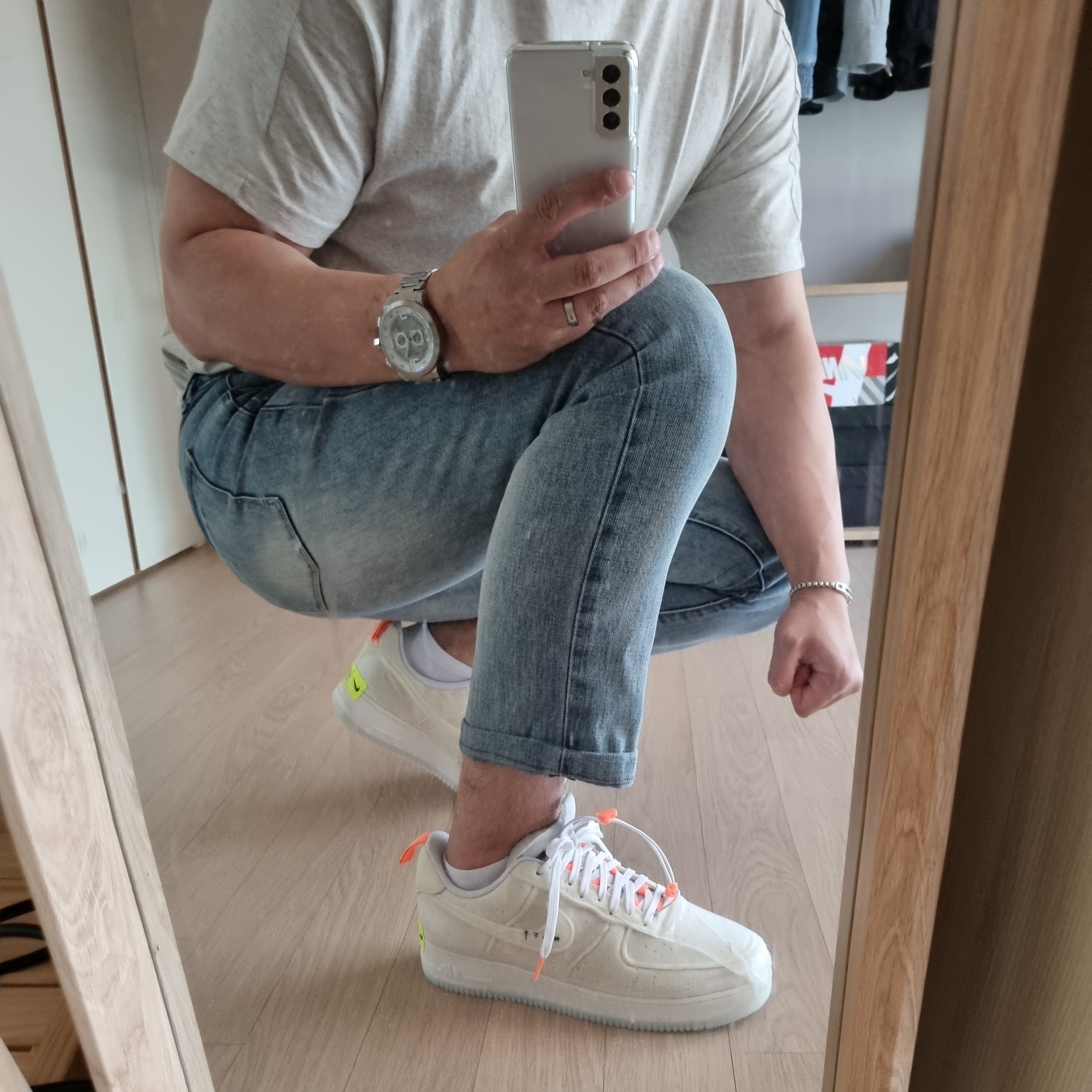 Nike Air Force 1 Experimental Sail 착용 스타일