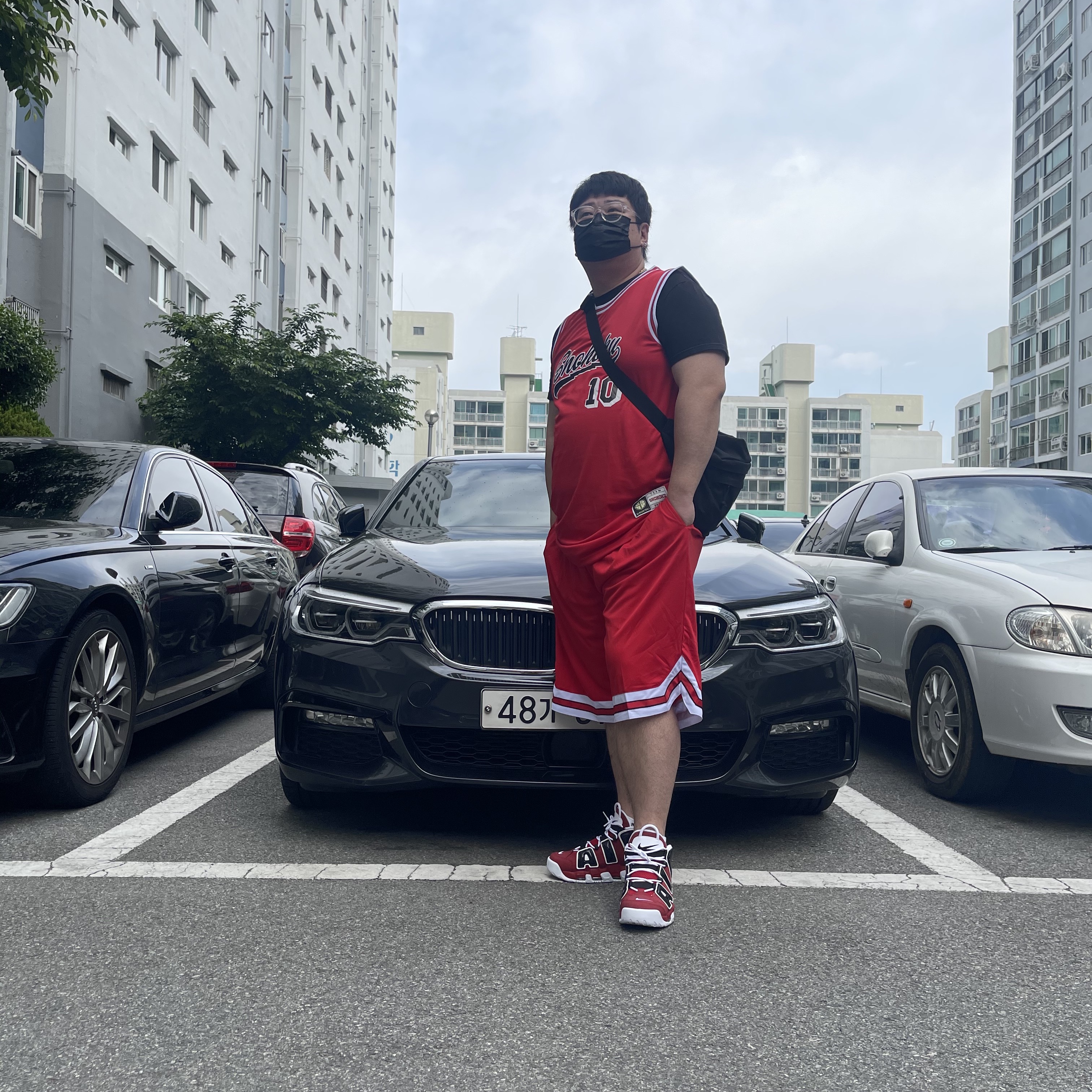 Nike Air More Uptempo 96 Bulls 2021 착용 스타일