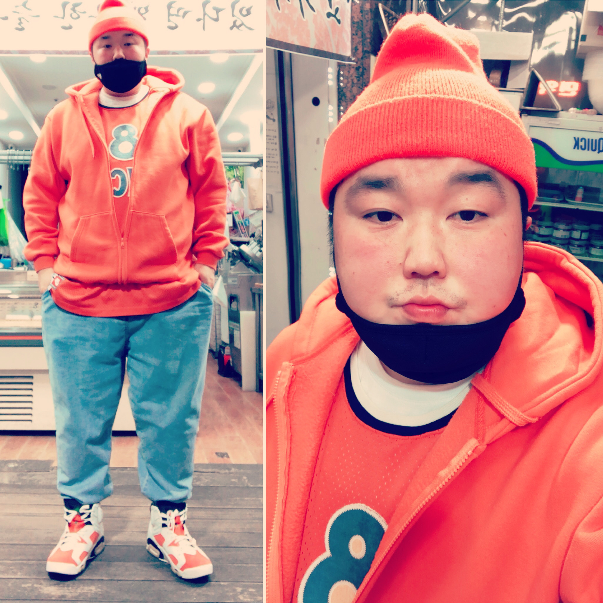 Jordan 6 Retro Gatorade Like Mike White 착용 스타일
