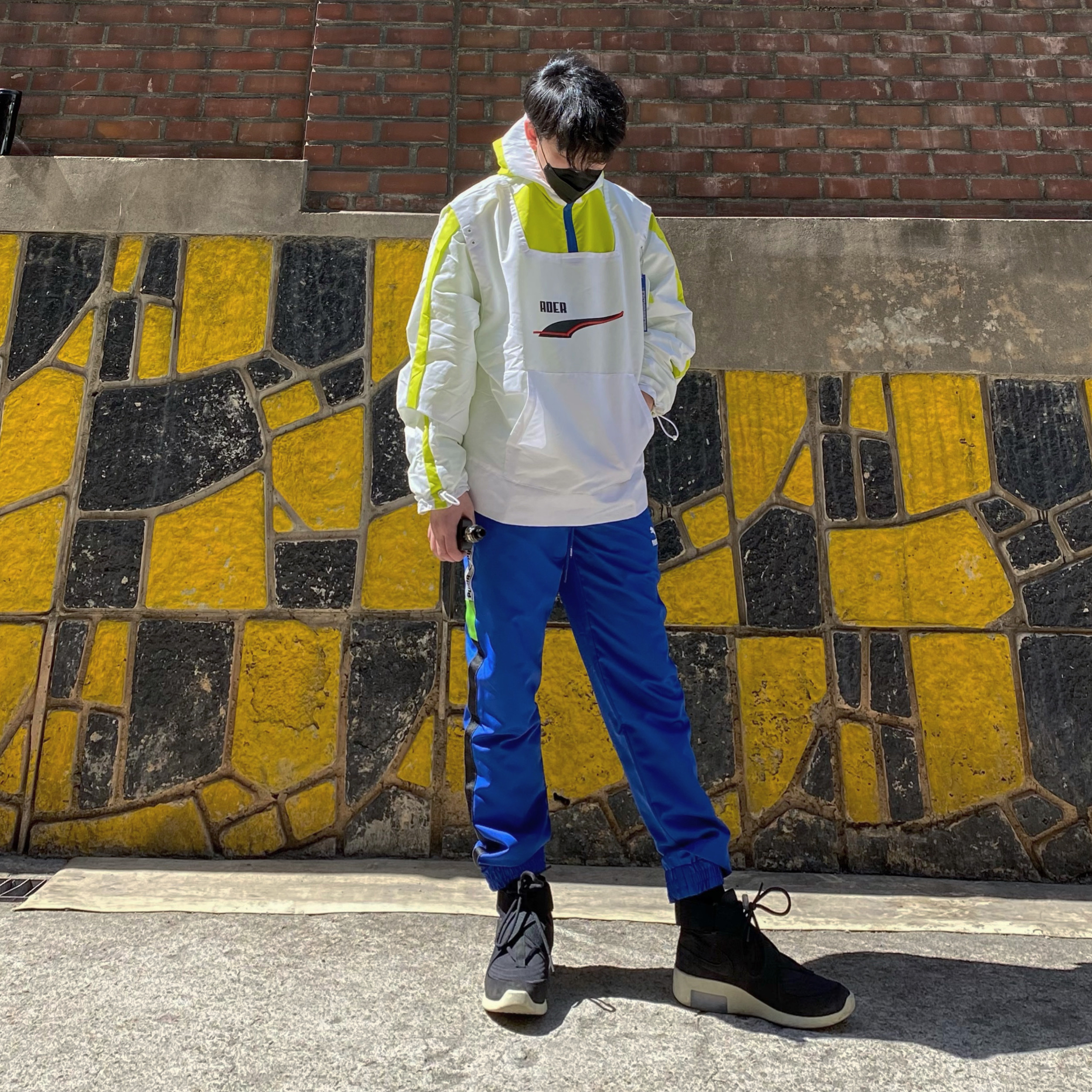 Nike x Fear of God Air Fear of God Raid Black 착용 스타일