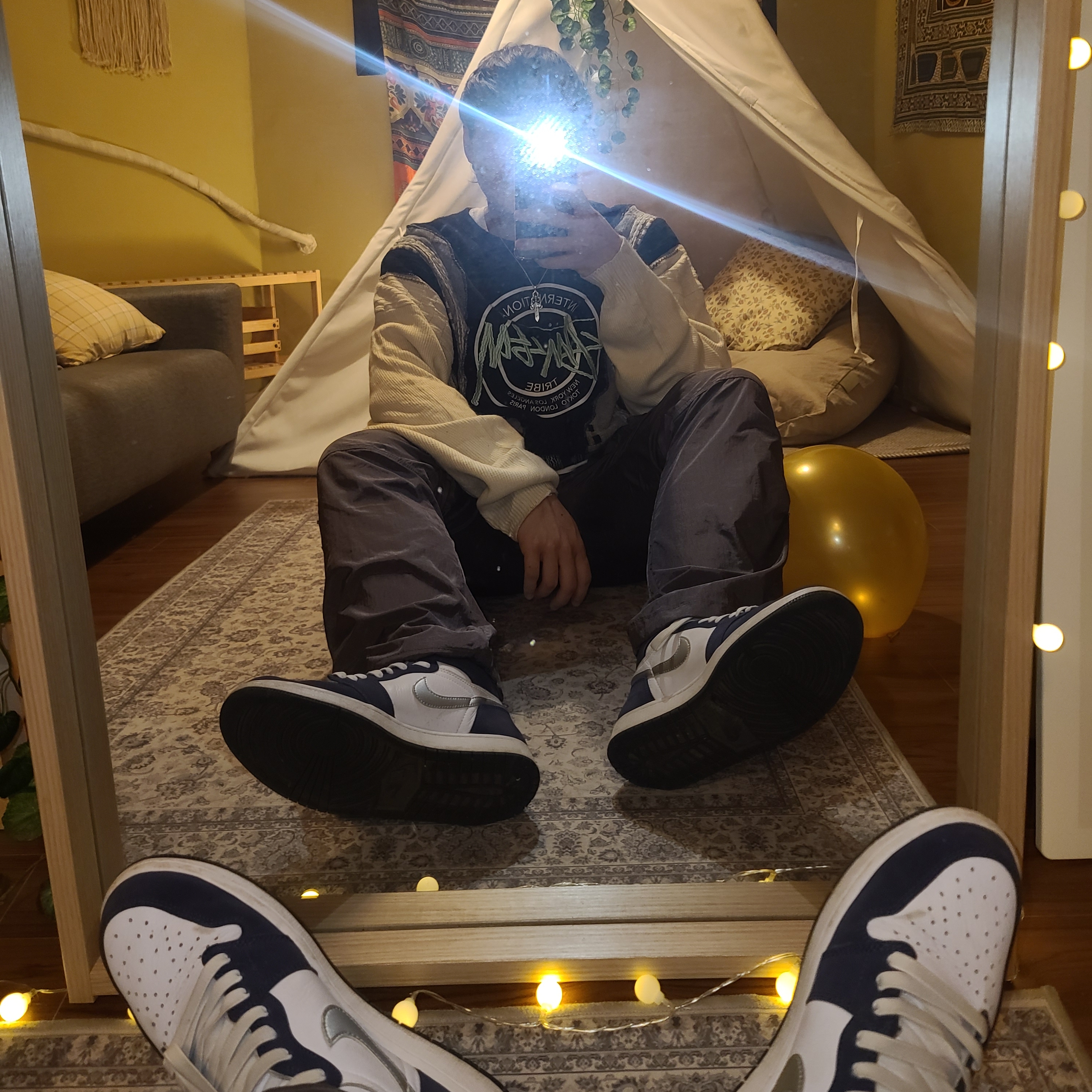 Jordan 1 Retro High OG CO.JP Midnight Navy 착용 스타일