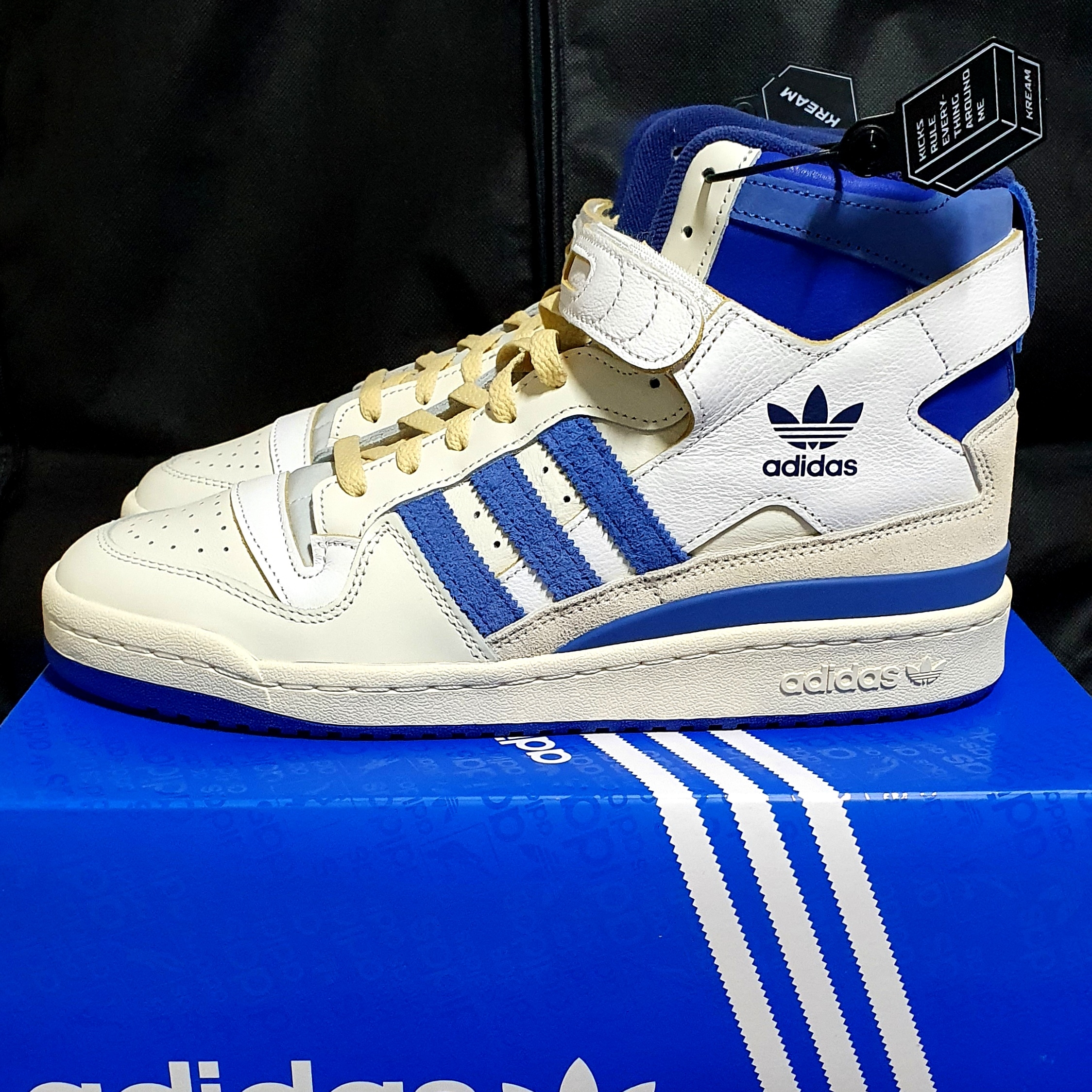 Adidas OG Forum 84 High Blue Thread 착용 스타일 - 4