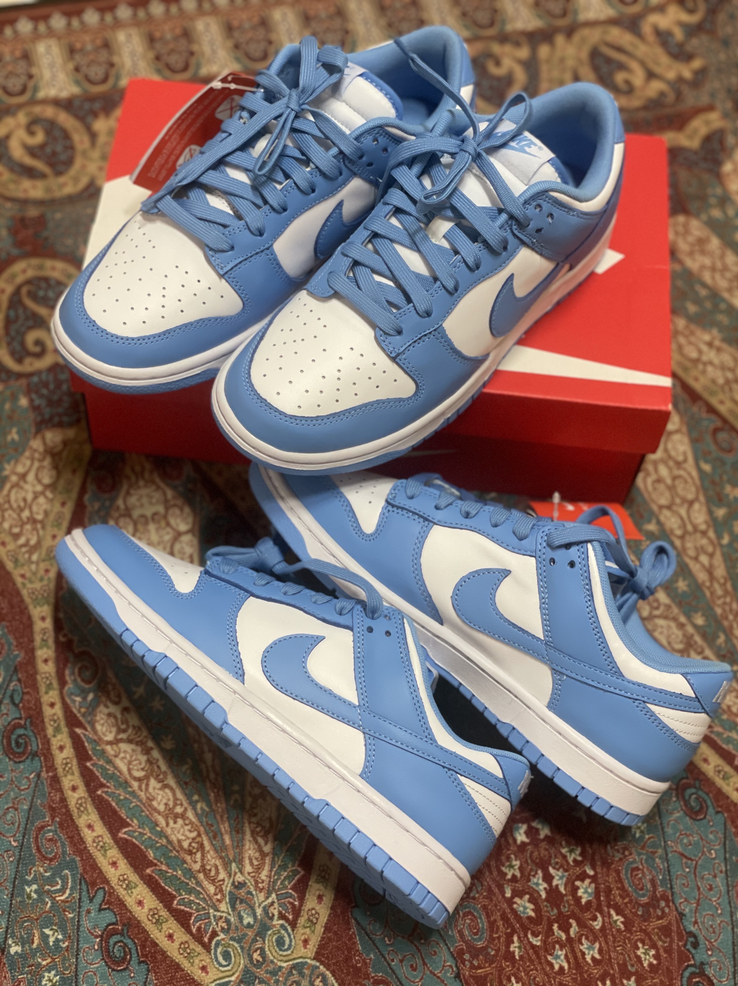 Nike Dunk Low Retro University Blue 착용 스타일