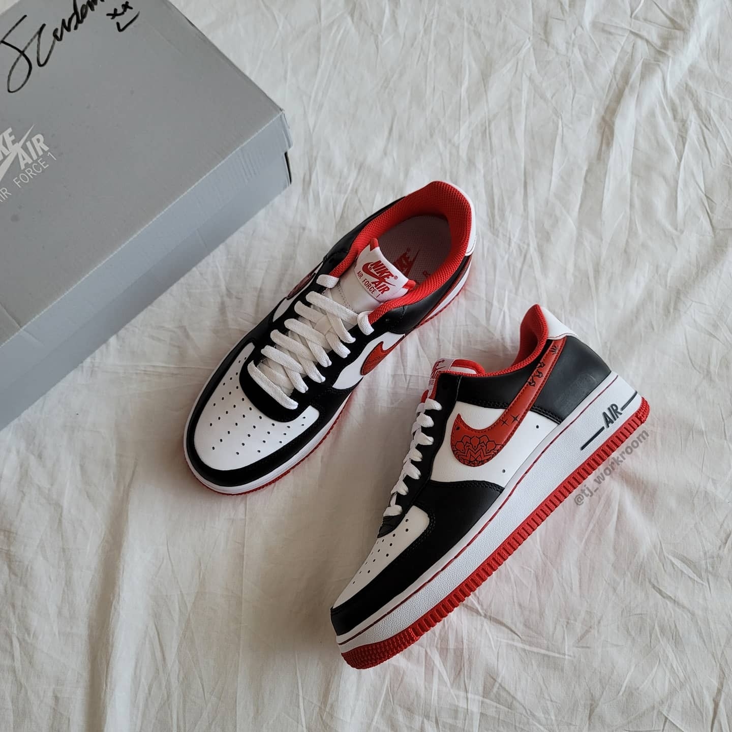 Nike Air Force 1 '07 Low White, (W) Nike Air Force 1 '07 Low White 착용 스타일 - 4