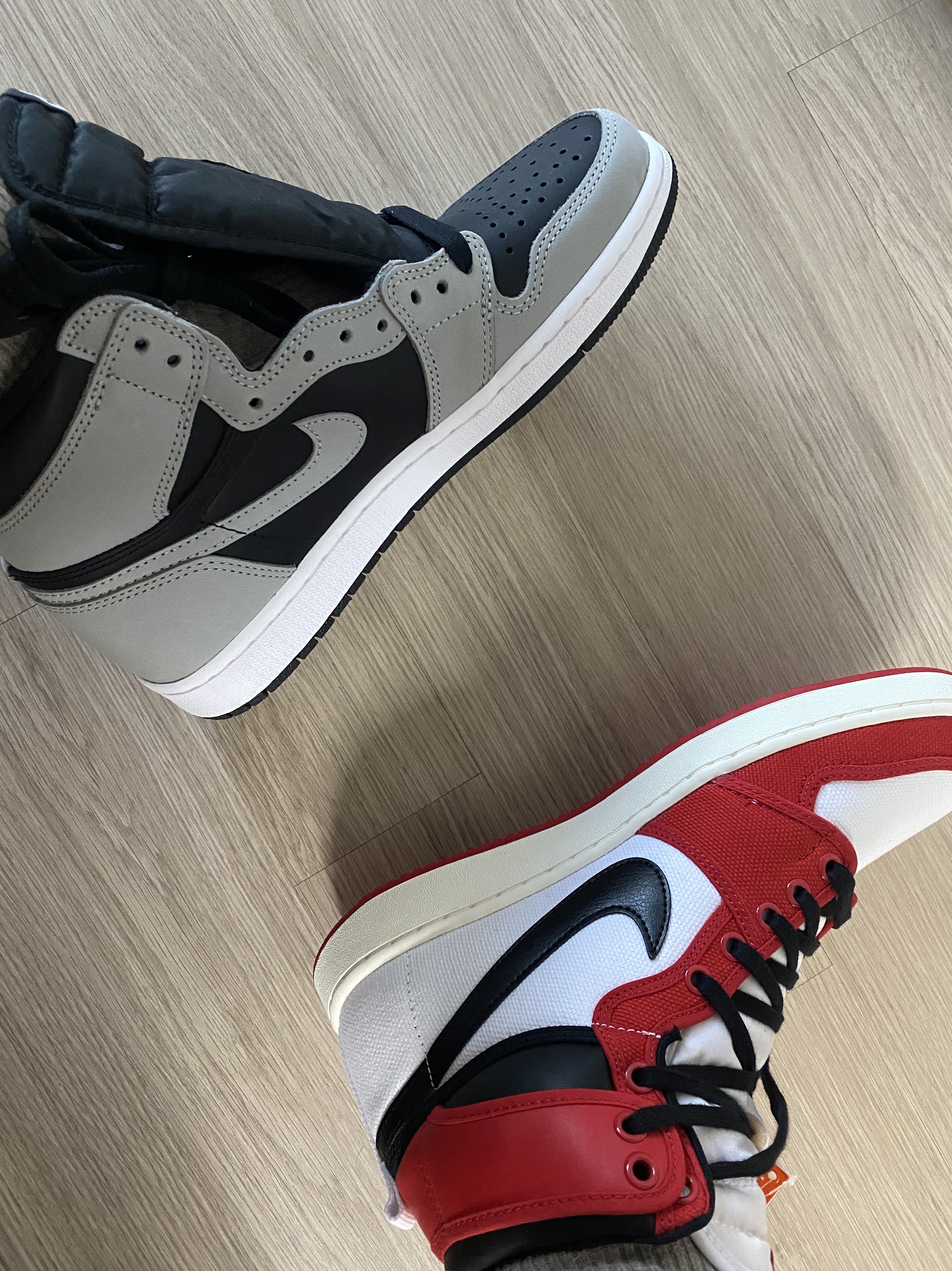 Jordan 1 Retro High OG Shadow 2.0, Jordan 1 KO Chicago 2021 착용 스타일