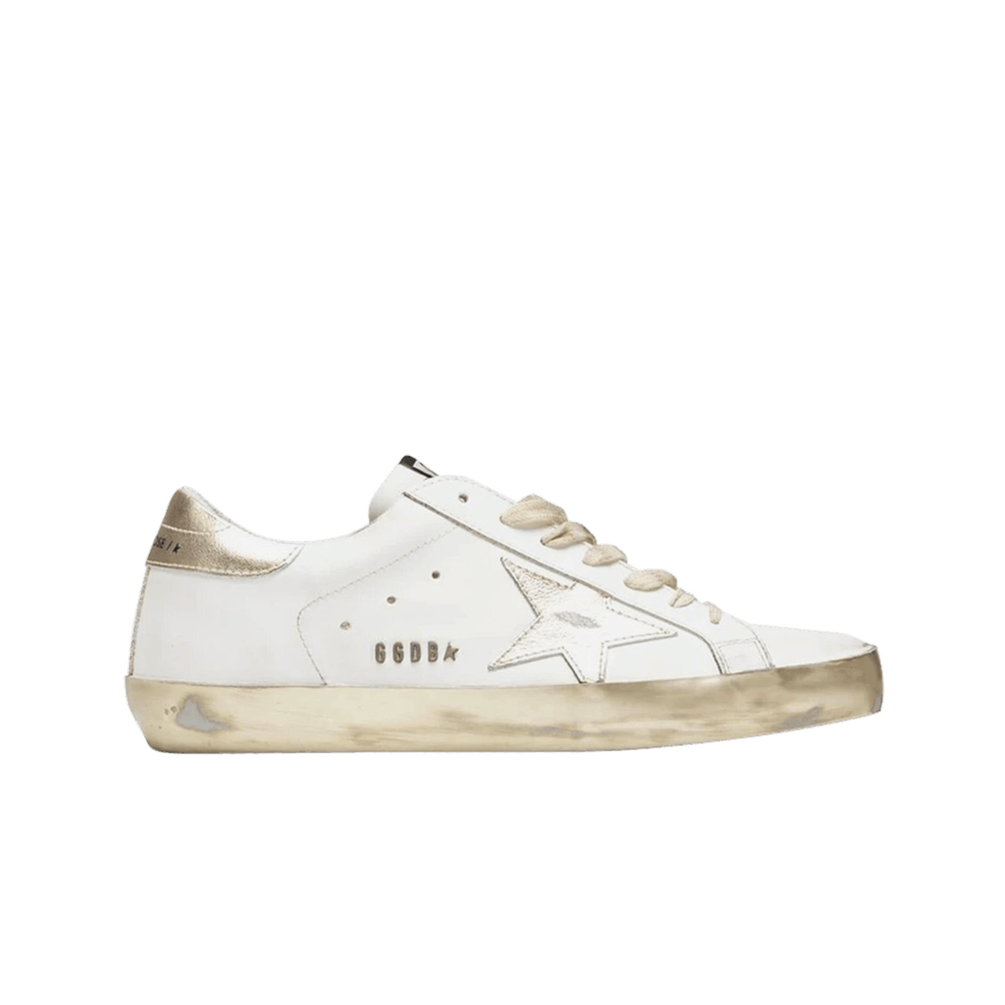 골든구스 슈퍼스타 화이트 골드탭 스니커즈(Golden Goose Superstar White Gold Heel Tab Sneakers)