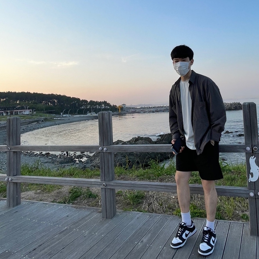 Nike Dunk Low Retro Black 착용 스타일