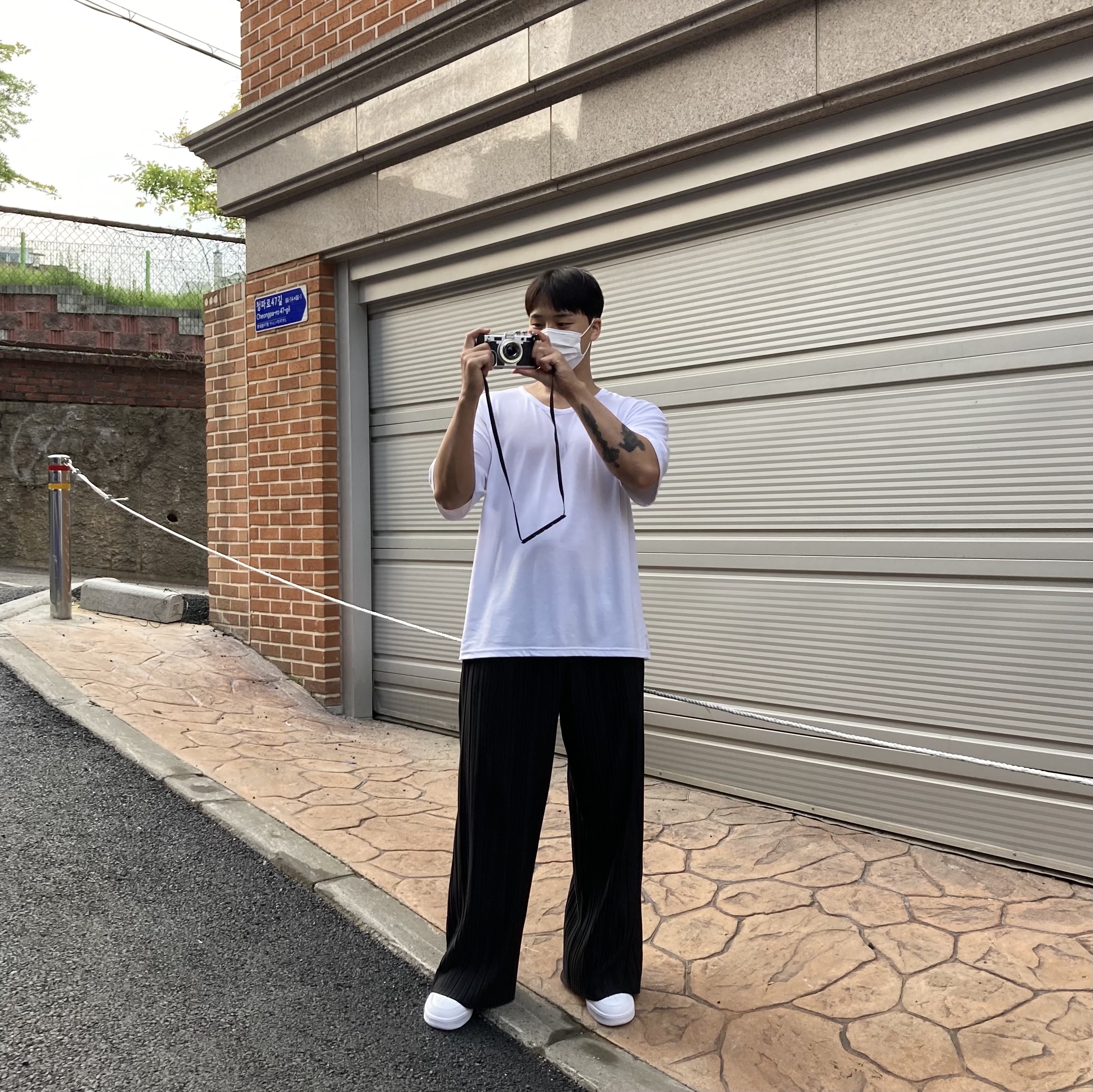 Nike Air Force 1 '07 Low White 착용 스타일