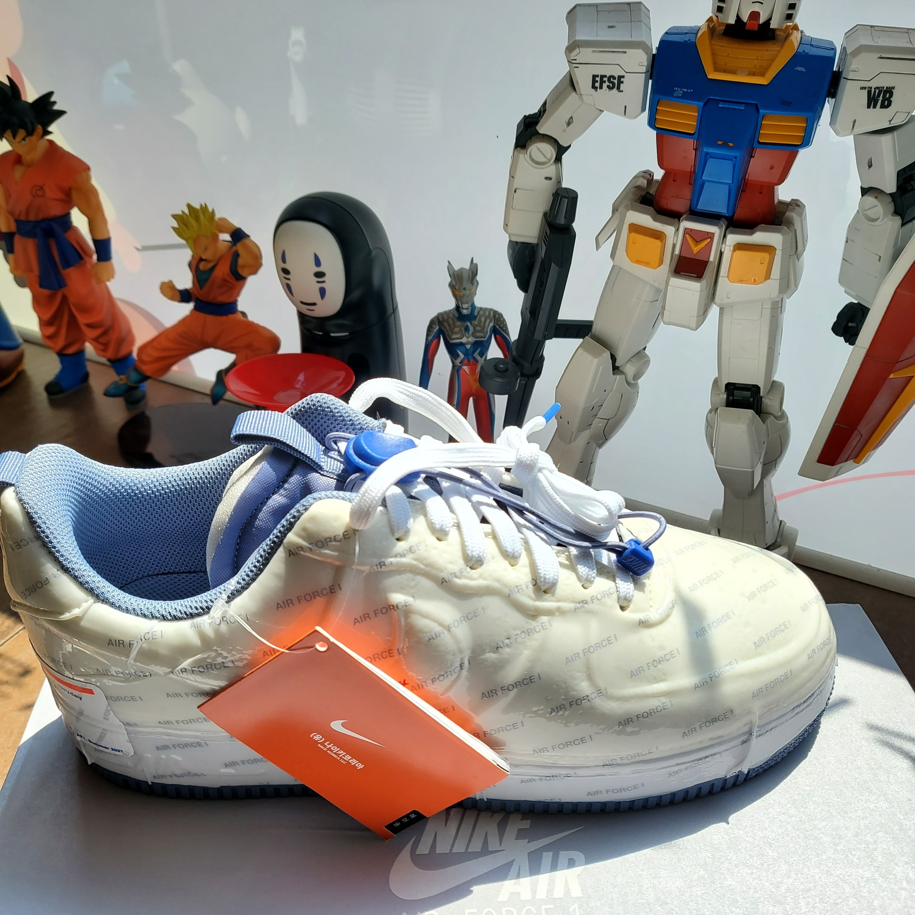 Nike Air Force 1 Low Experimental Postal Ghost 착용 스타일