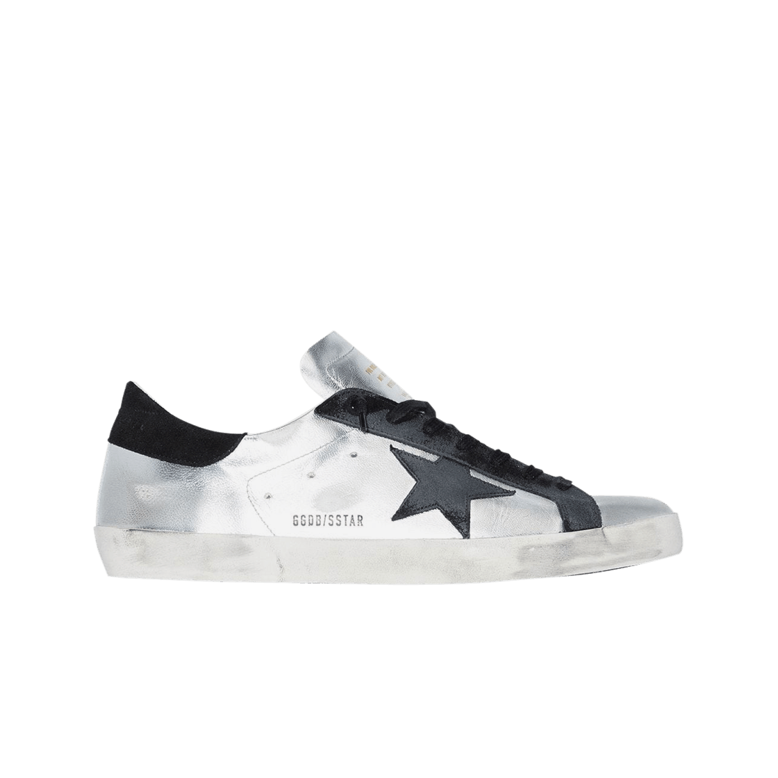 골든구스 슈퍼스타 실버 블랙탭 스니커즈(Golden Goose Superstar Silver Black Tab Sneakers)