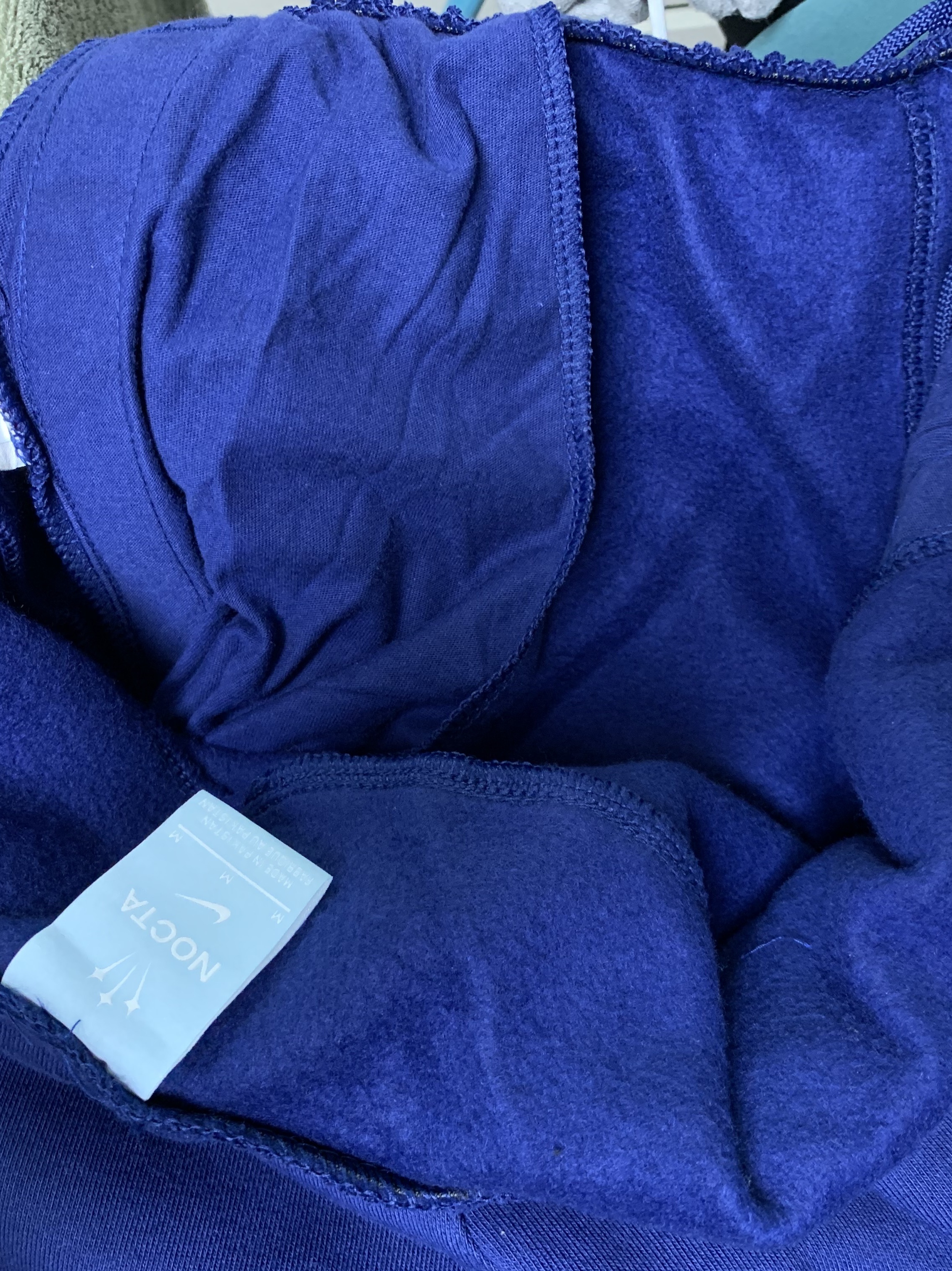 Nike x Drake Nocta Cardinal Stock Essential Fleece Pants Navy - US/EU 착용 스타일 - 4