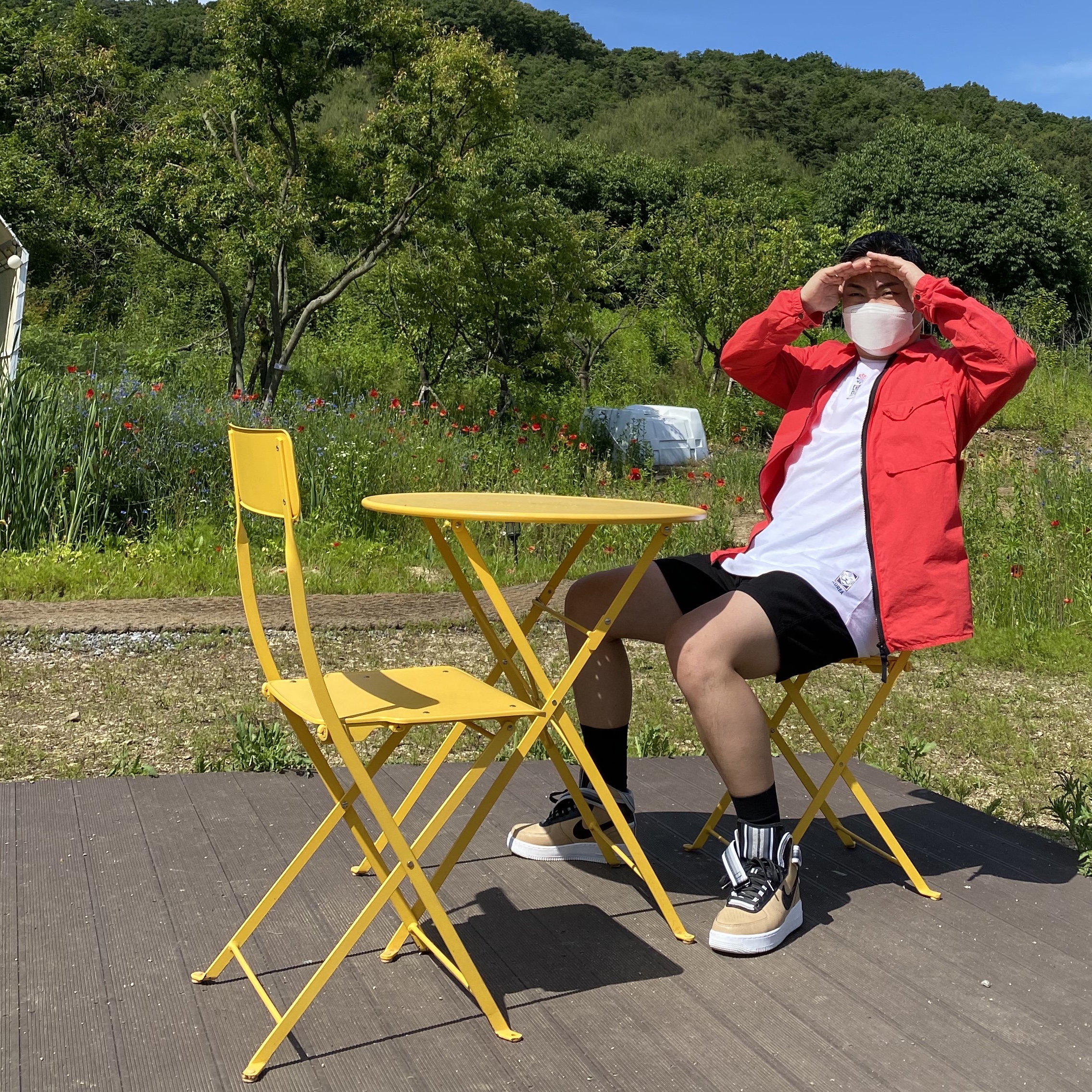 Nike x Riccardo Tisci Air Force 1 Mid Tan, Nike x Riccardo Tisci Air Force 1 Low Tan 착용 스타일 - 4