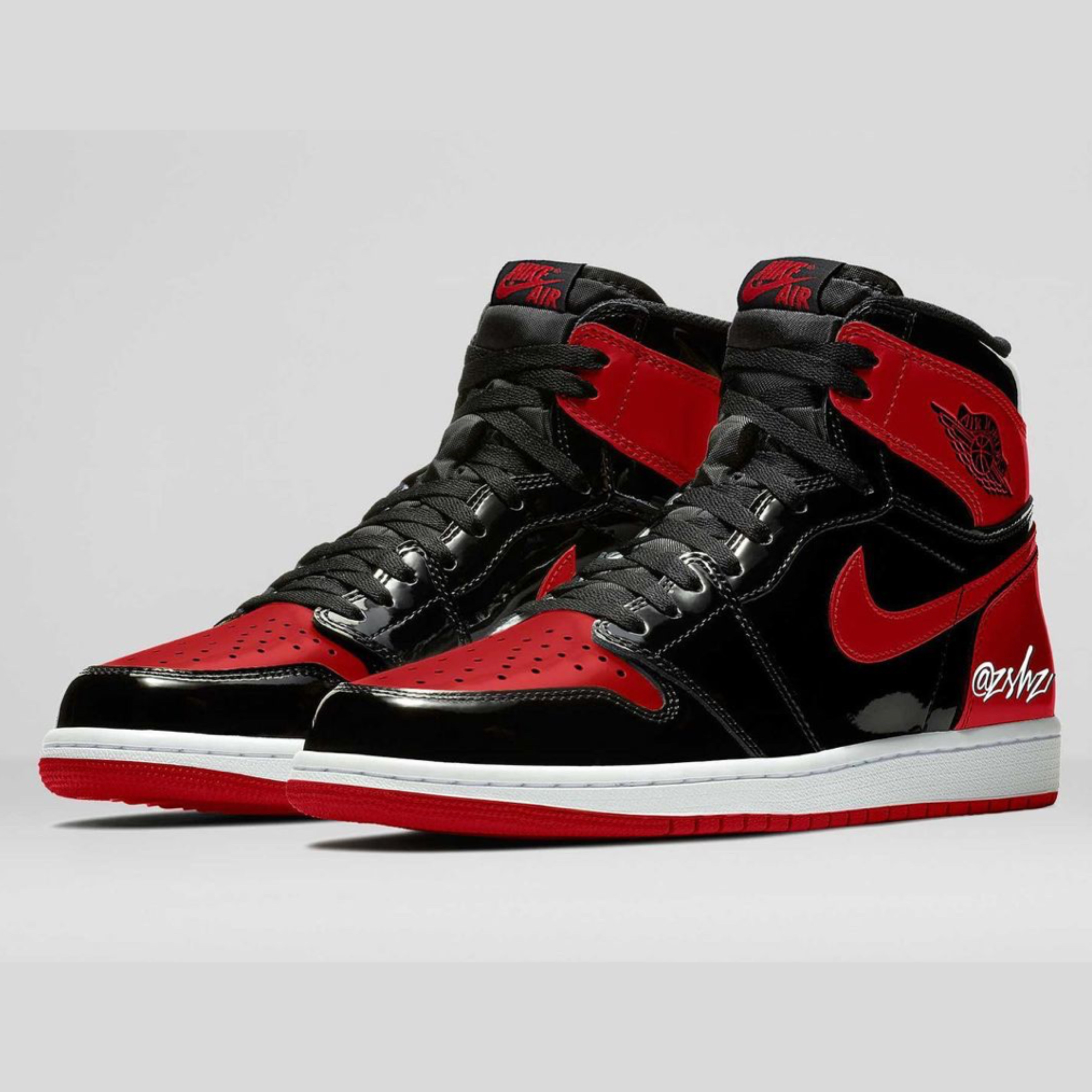 Jordan 1 Retro High OG Bred 2013, Jordan 1 Retro High OG Bred Banned 2016 착용 스타일 - 3