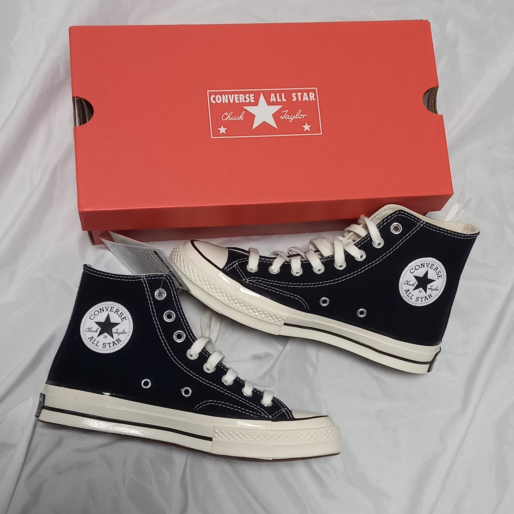 Converse Chuck 70 Hi Black 착용 스타일