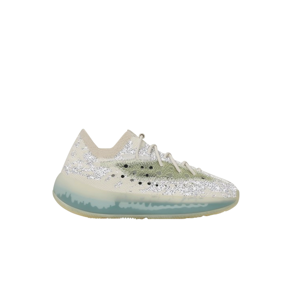 (키즈) 아디다스 이지 부스트 380 에일리언 블루 - 리플렉티브((Kids) Adidas Yeezy Boost 380 Alien Blue - Reflective)