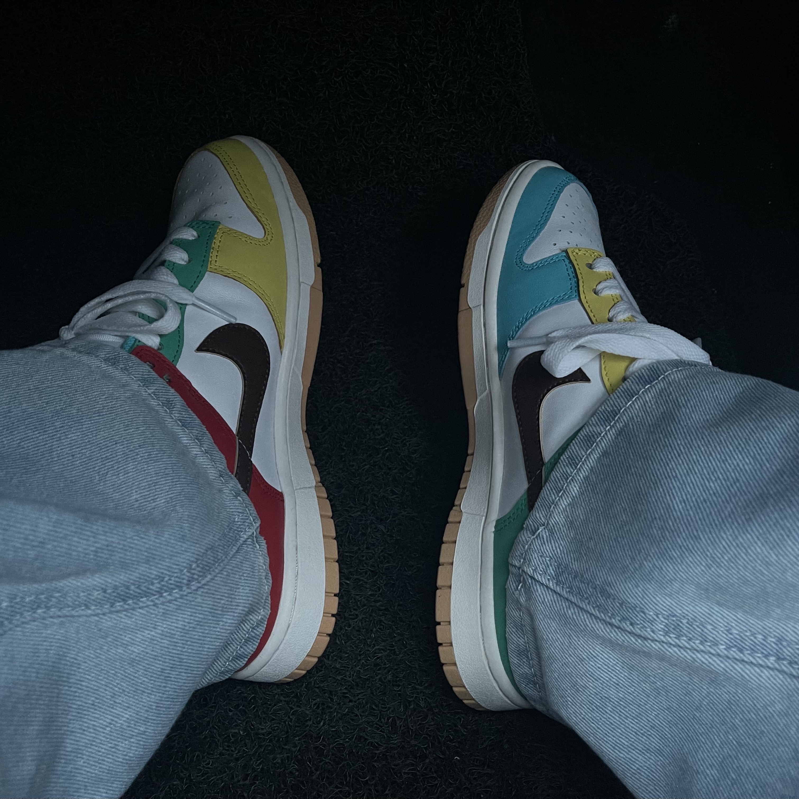 Nike Dunk Low SE Free.99 White 착용 스타일 - 3