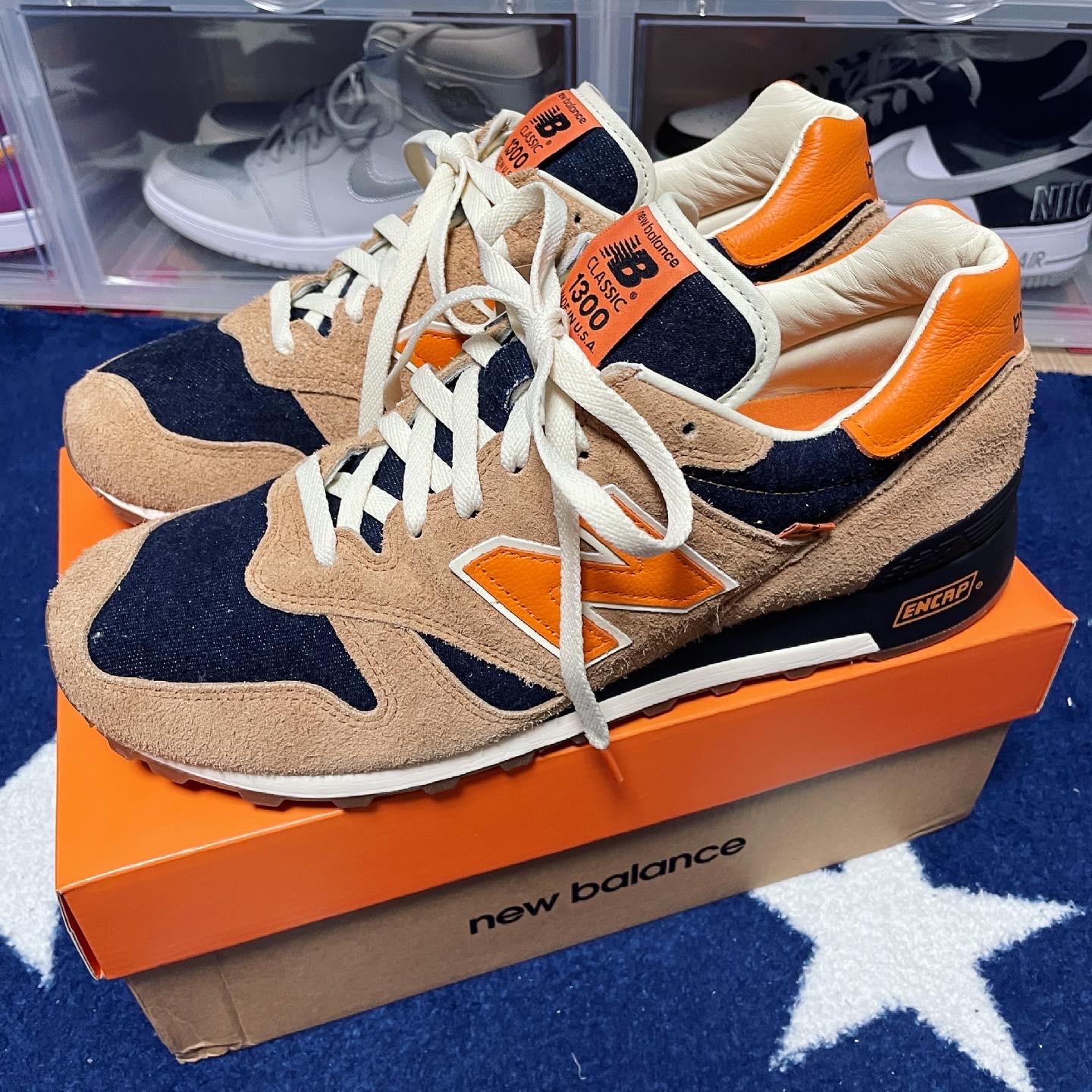 New Balance x Levi's 1300 Made in USA (Levi's Tag) 착용 스타일 - 1