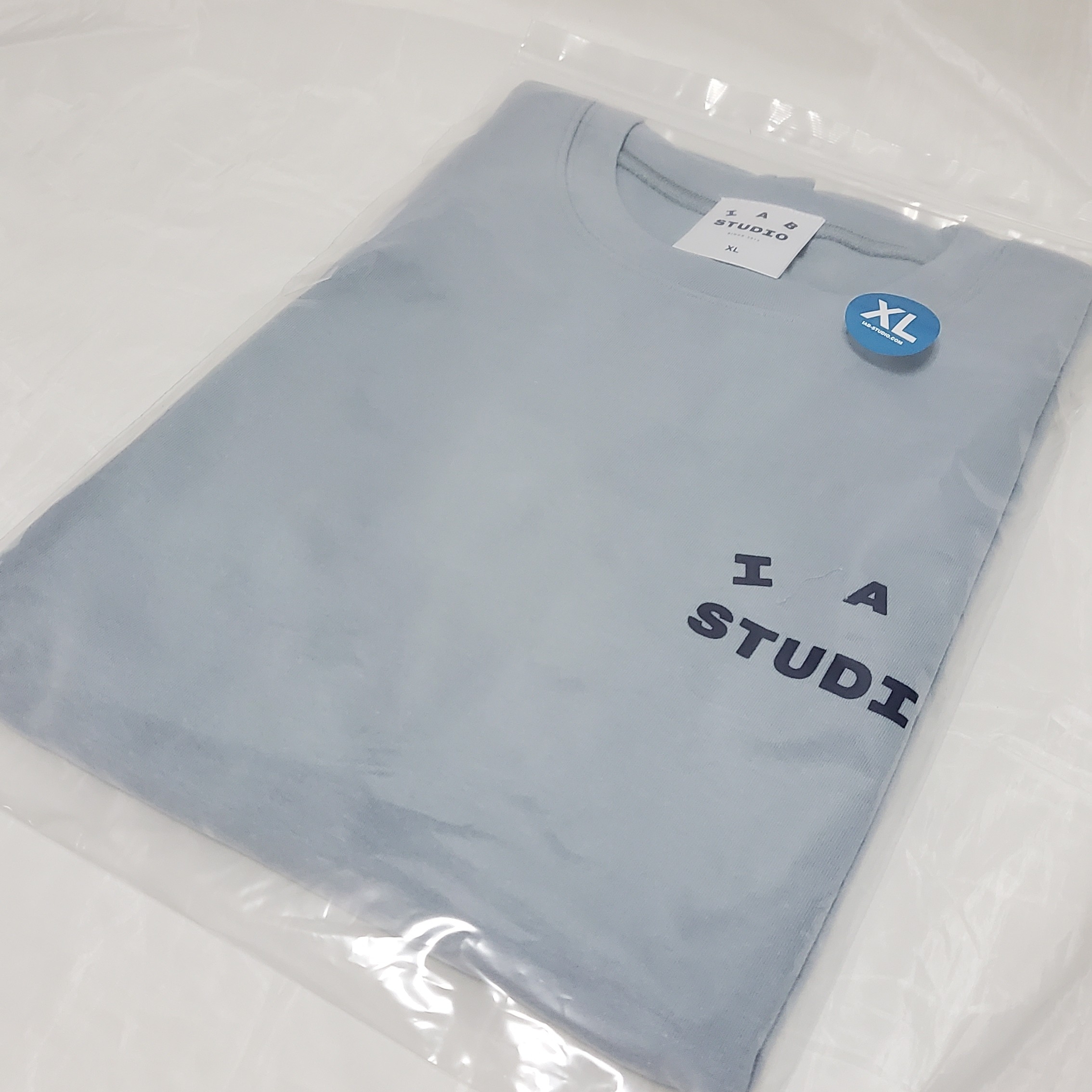 IAB Studio T-Shirt Ash Blue - 21SS 착용 스타일 - 2