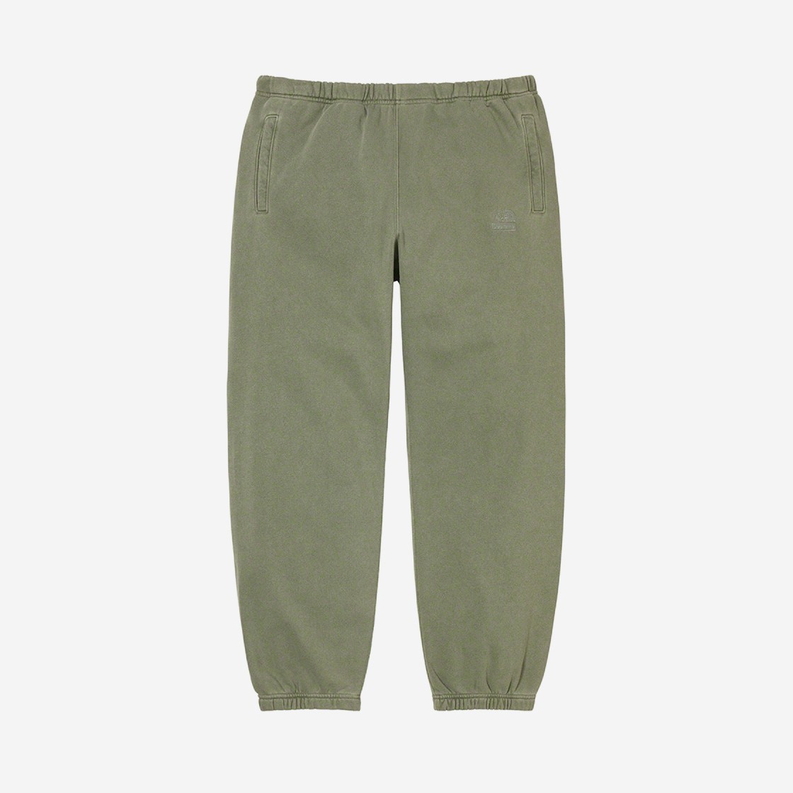 Supreme x The North Face Pigment Printed Sweatpants Olive - 21SS 상세 이미지 1