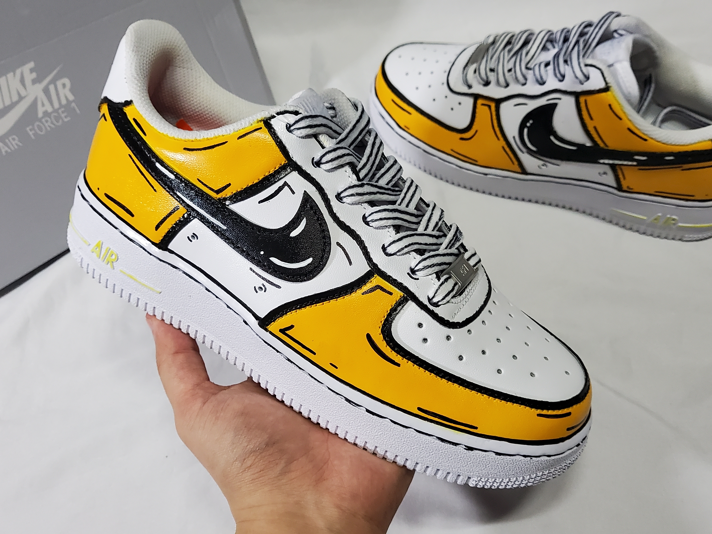 Nike Air Force 1 '07 Low White, (W) Nike Air Force 1 '07 Low White 착용 스타일 - 1