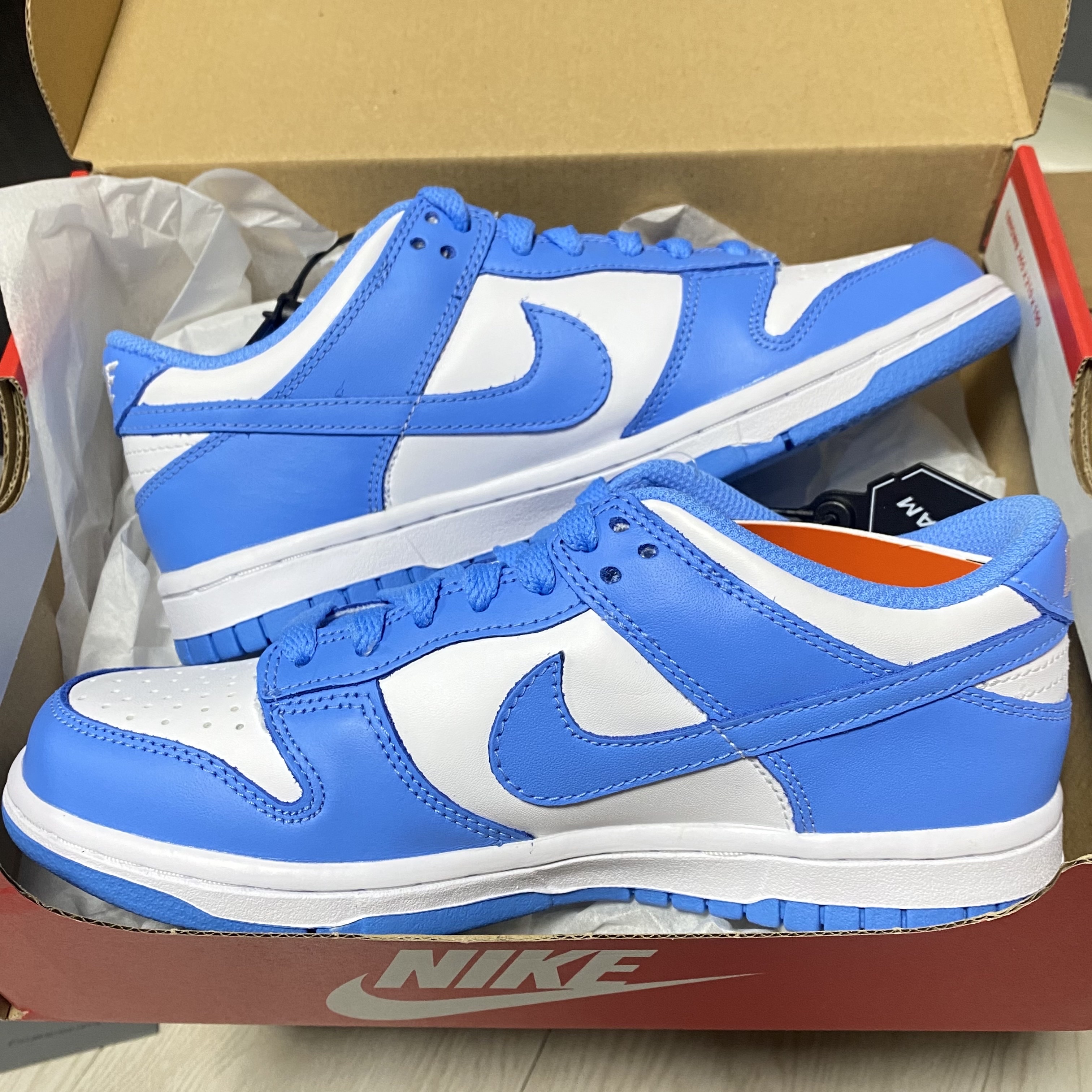 (GS) Nike Dunk Low University Blue 착용 스타일