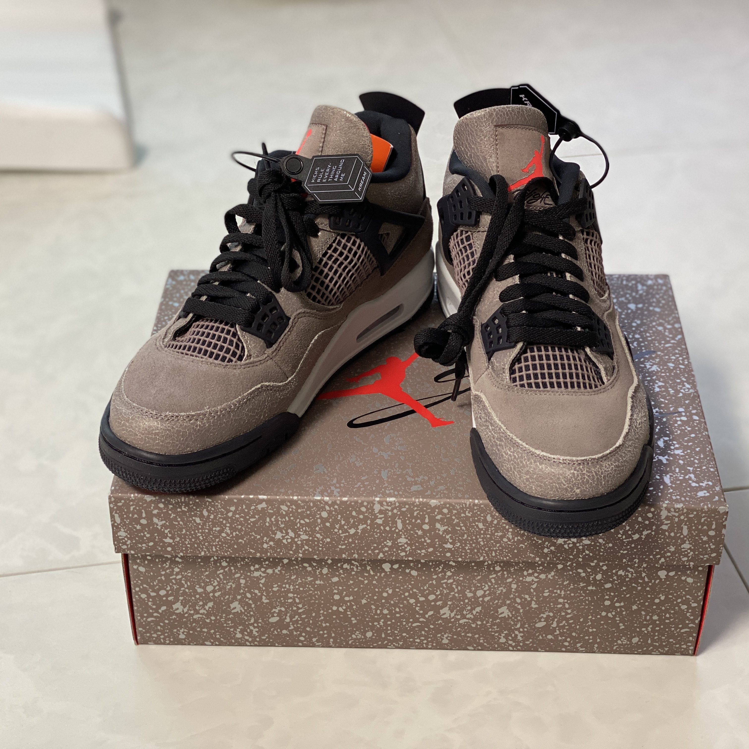 Jordan 4 Retro Taupe Haze 착용 스타일 - 2