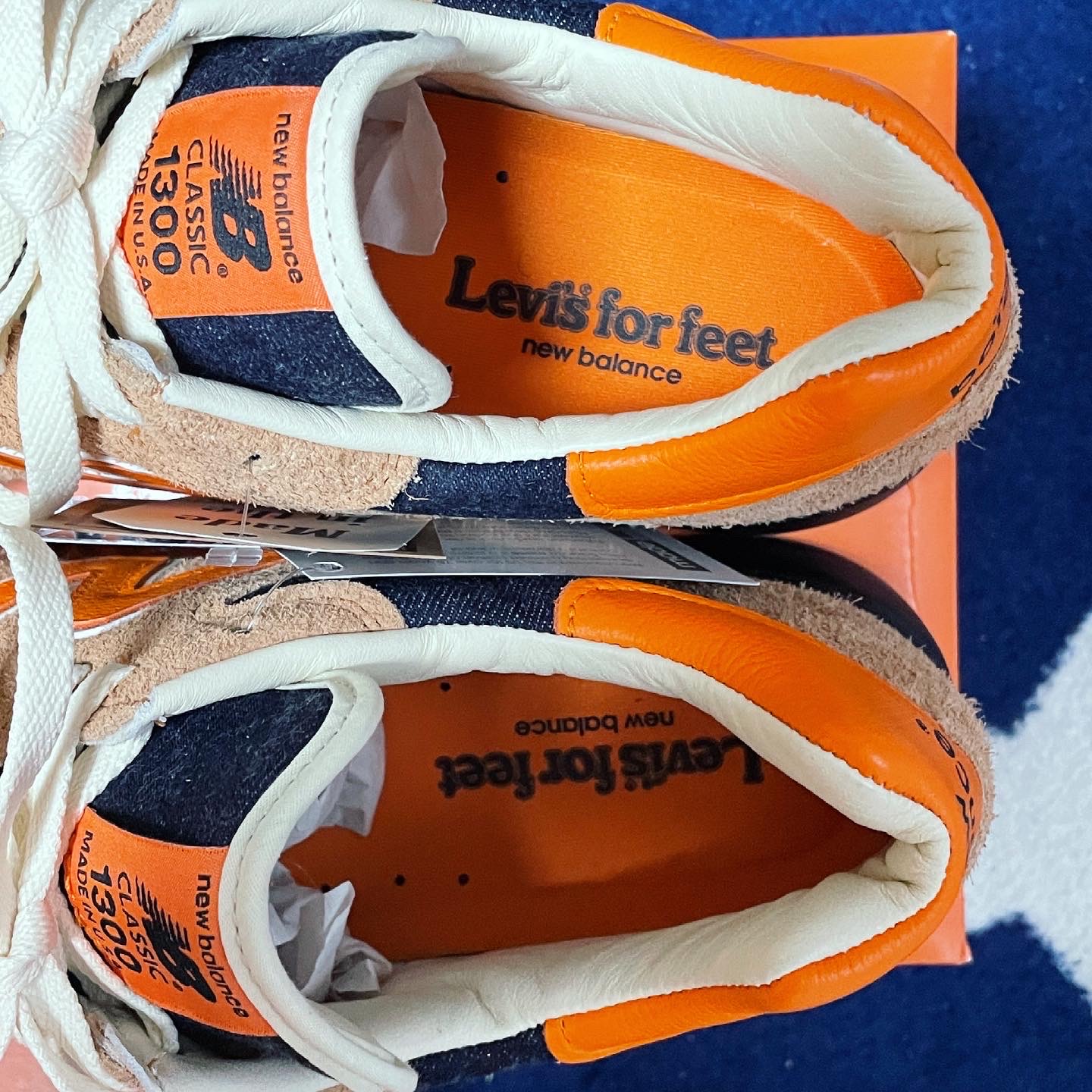 New Balance x Levi's 1300 Made in USA (Levi's Tag) 착용 스타일 - 4