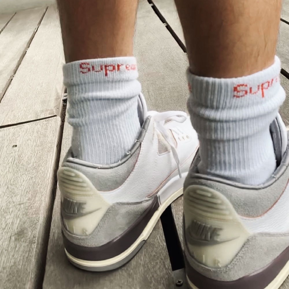 (W) Jordan 3 x A Ma Maniere Retro SP 착용 스타일 - 2