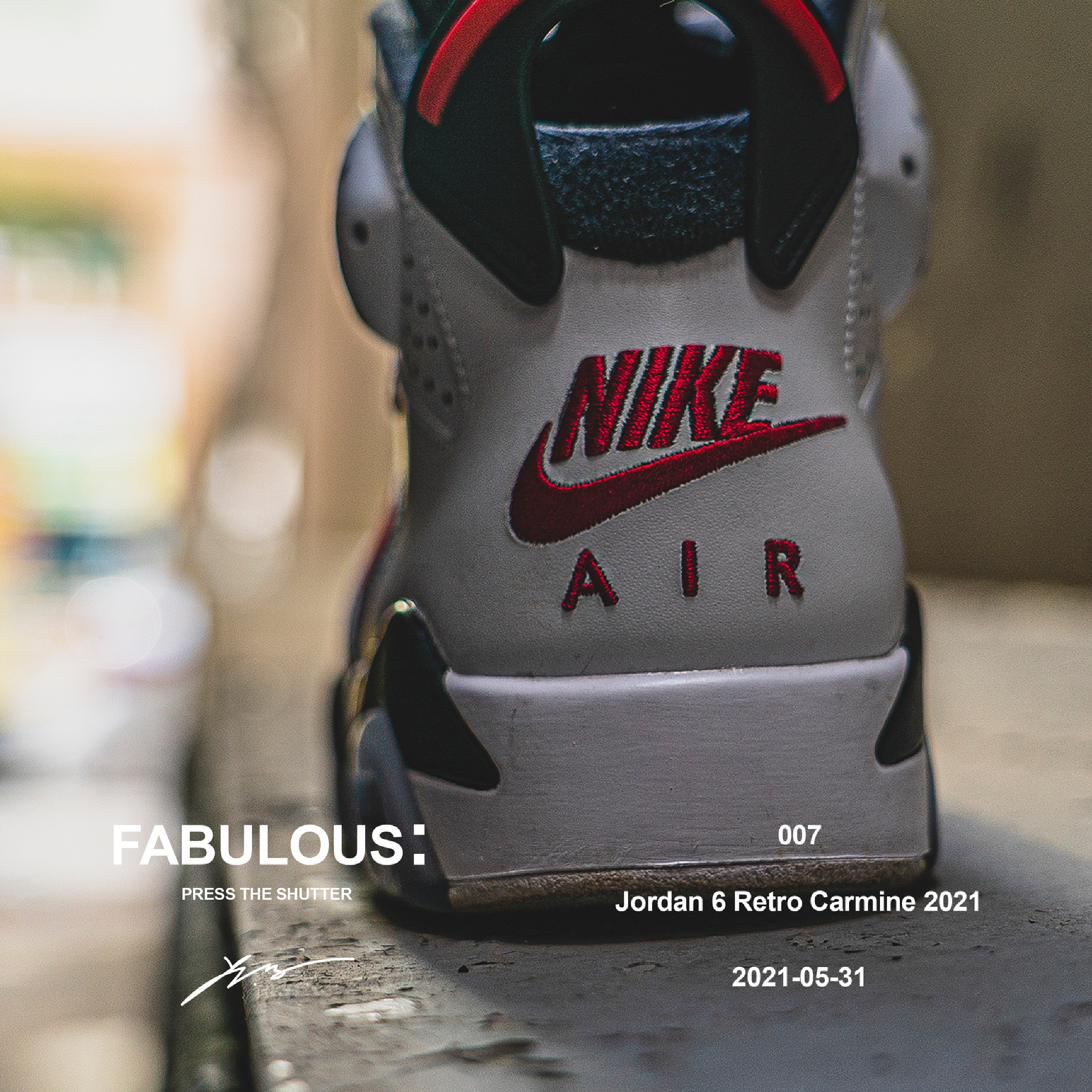 Jordan 6 Retro Carmine 2021 착용 스타일