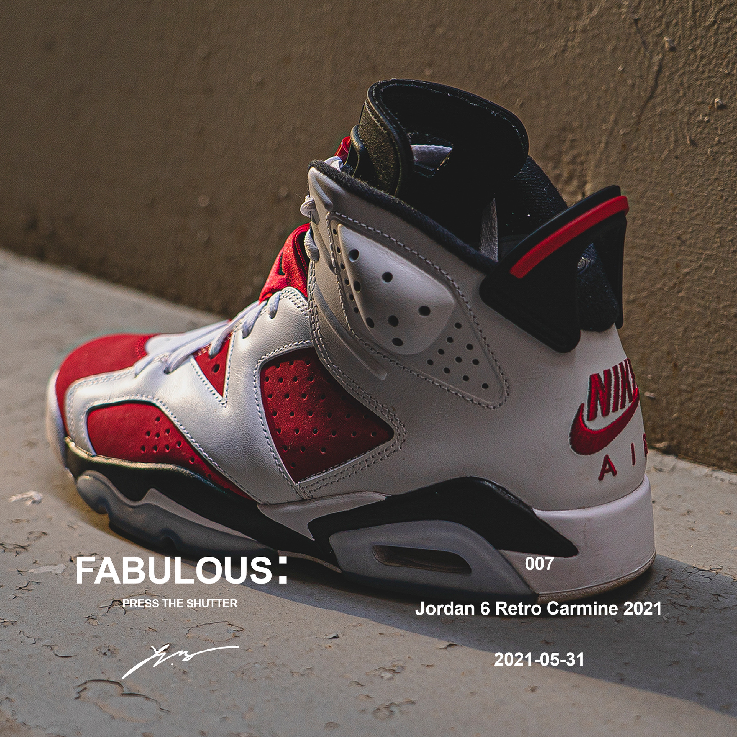 Jordan 6 Retro Carmine 2021 착용 스타일