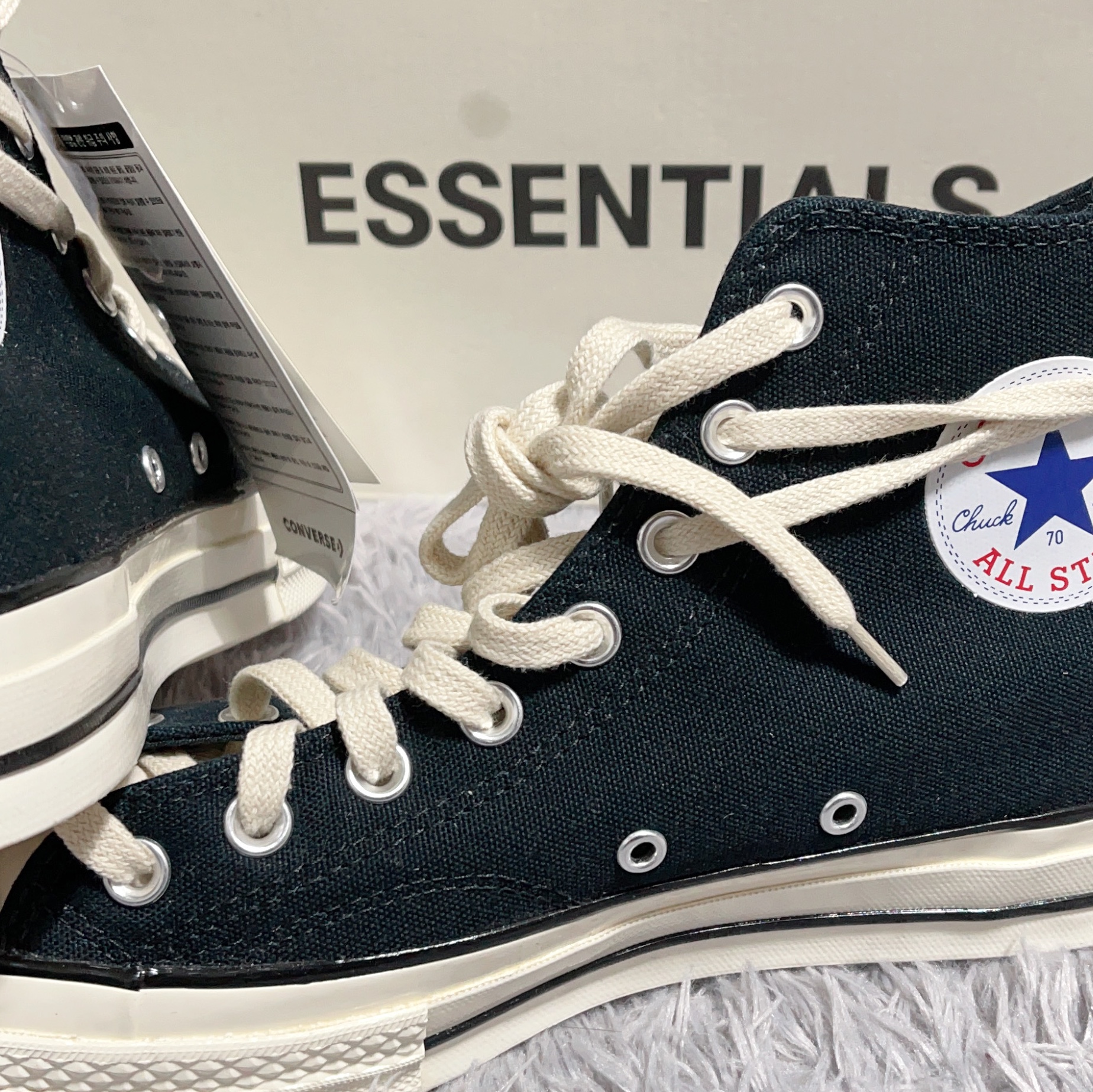Converse x Fear of God Essentials Chuck 70 Hi Black 2020 착용 스타일