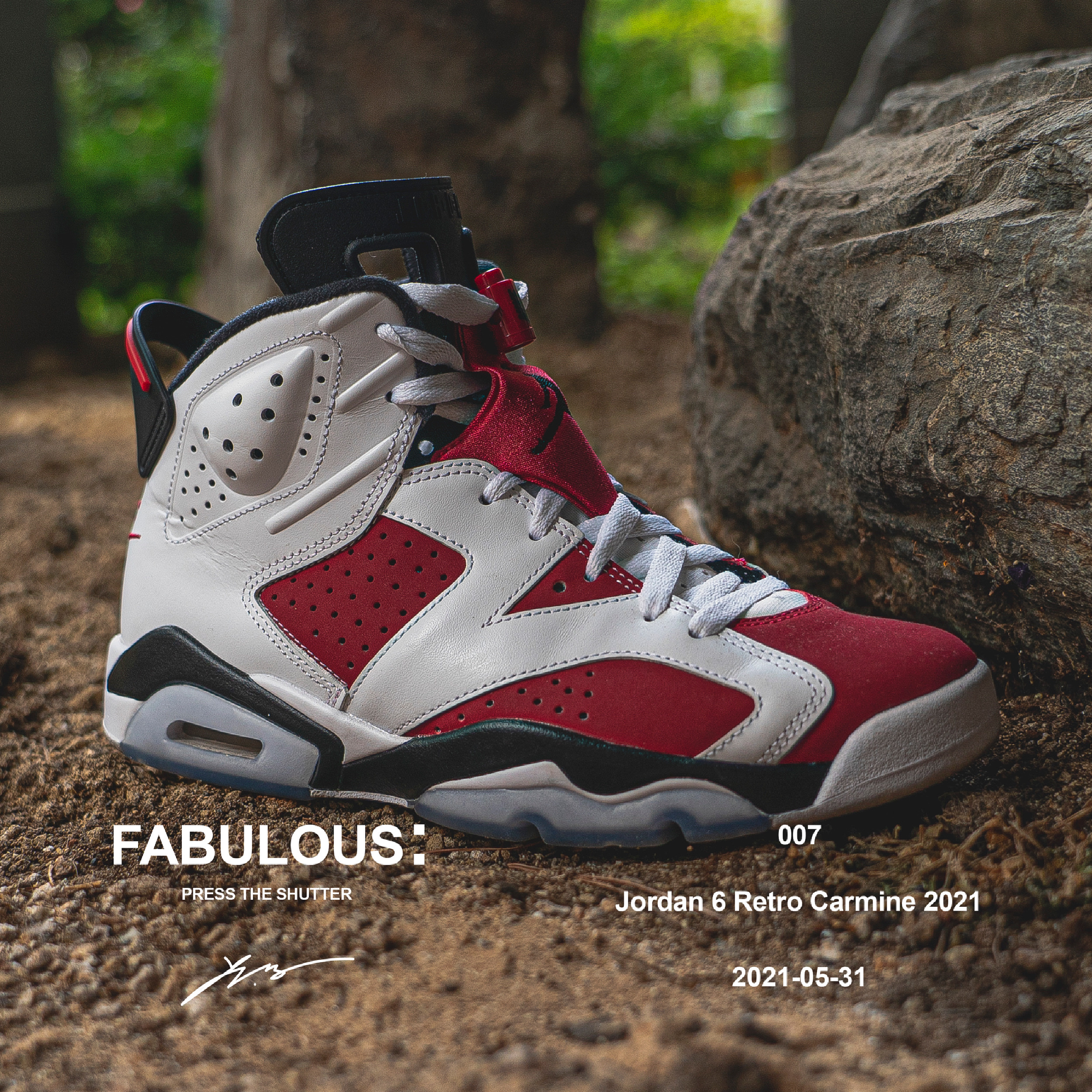 Jordan 6 Retro Carmine 2021 착용 스타일