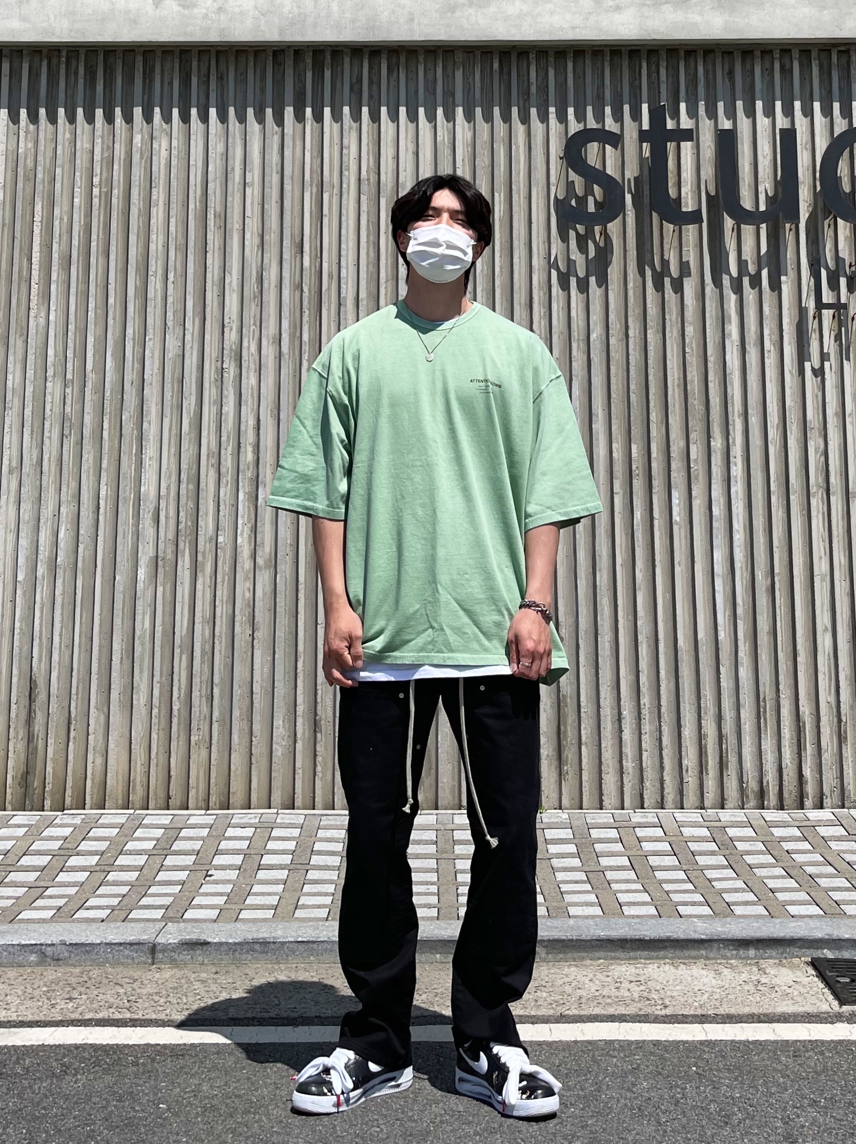Nike x Peaceminusone Air Force 1 Low Para-Noise 착용 스타일 - 1