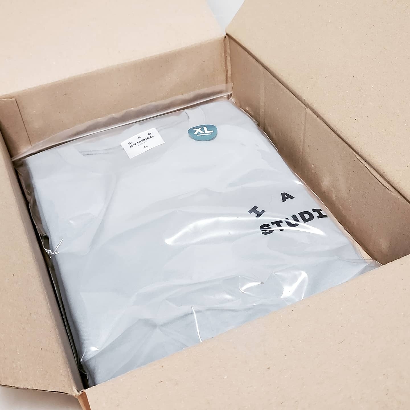 IAB Studio T-Shirt Ash Blue - 21SS 착용 스타일 - 1